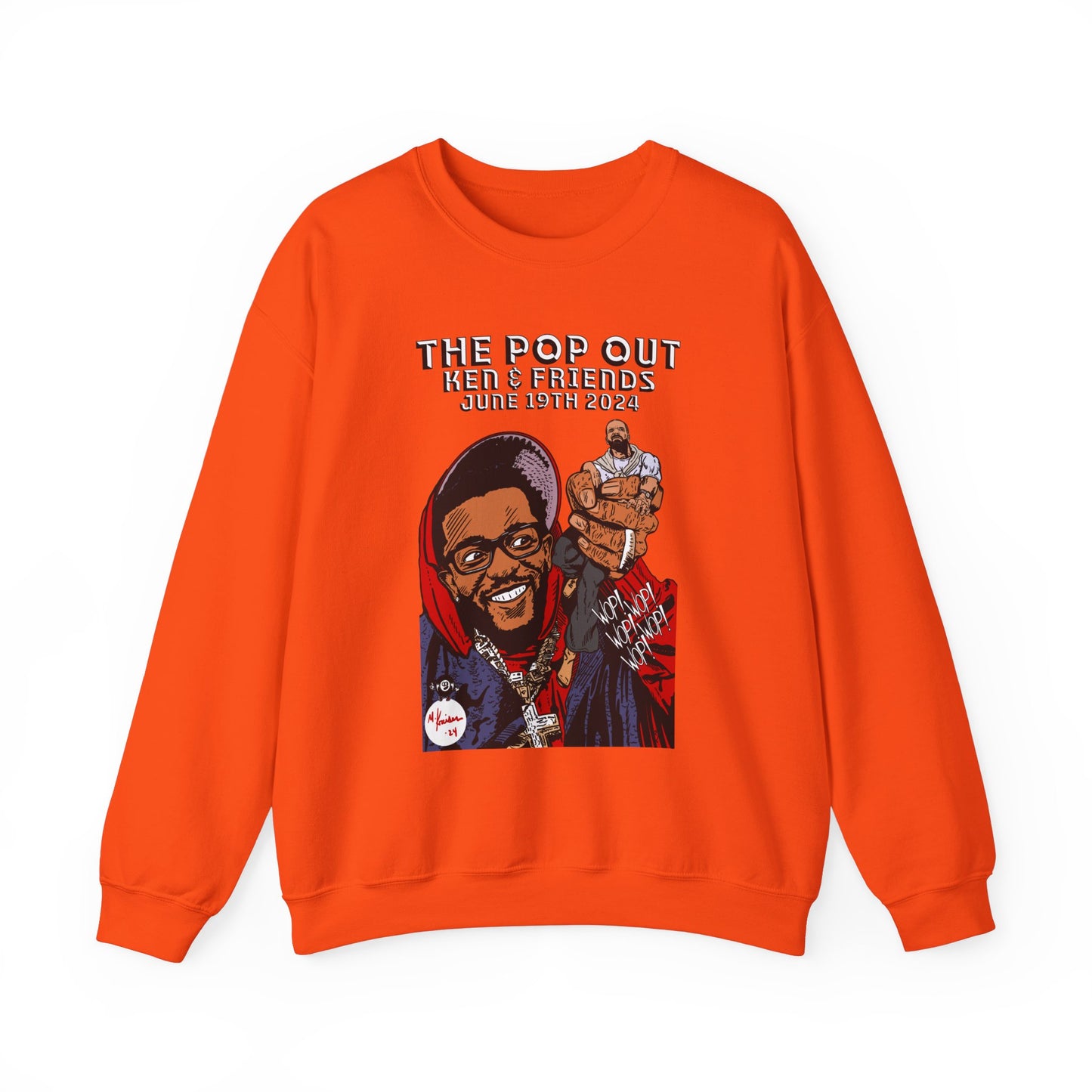 Kendrick Lamar - The Pop Out - Unisex Heavy Blend™ Crewneck Sweatshirt