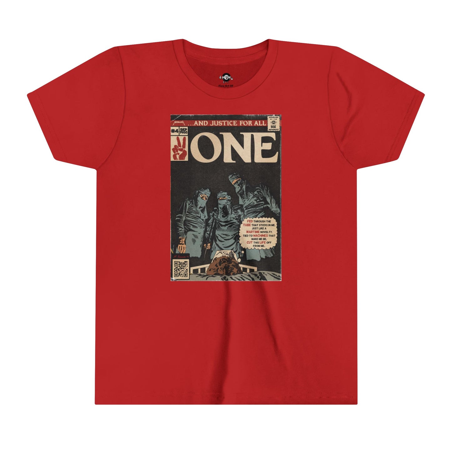 KIDS - Metallica- One - Youth Short Sleeve Tee