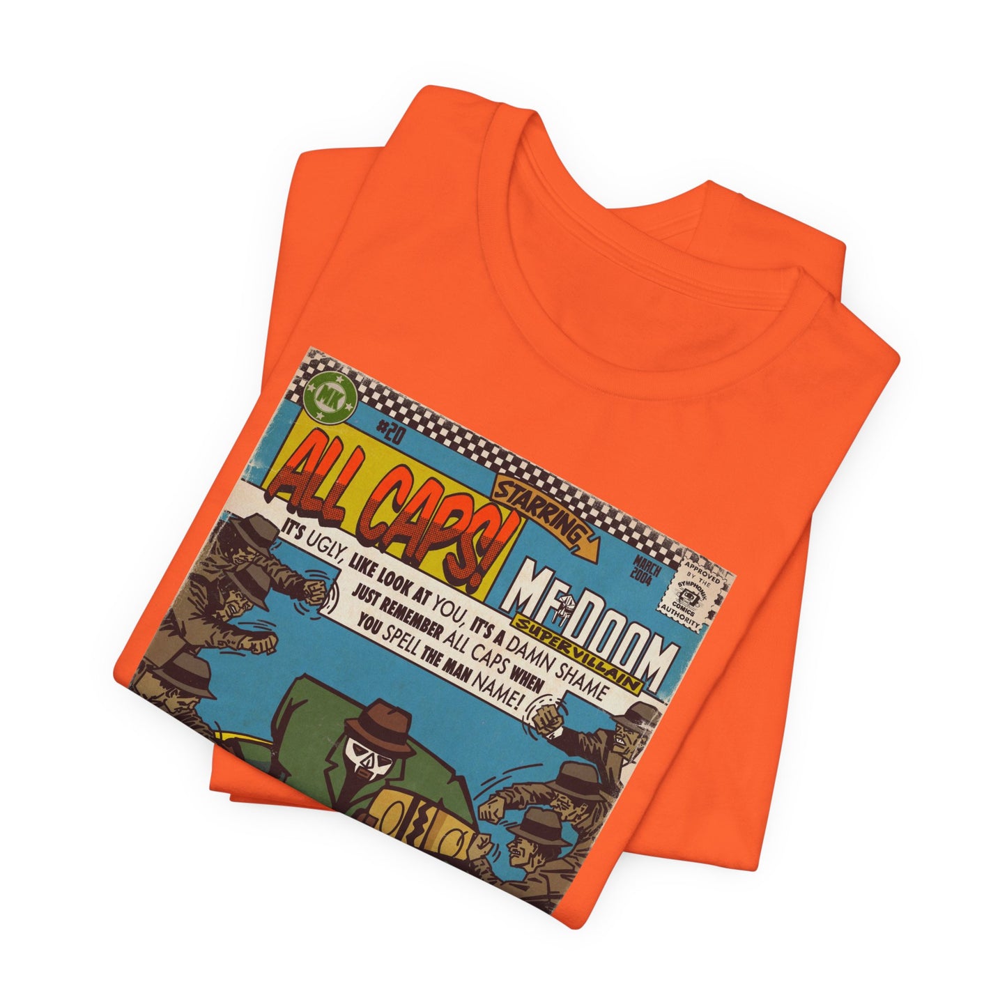 DOOM - All Caps - Unisex Jersey Short Sleeve Tee