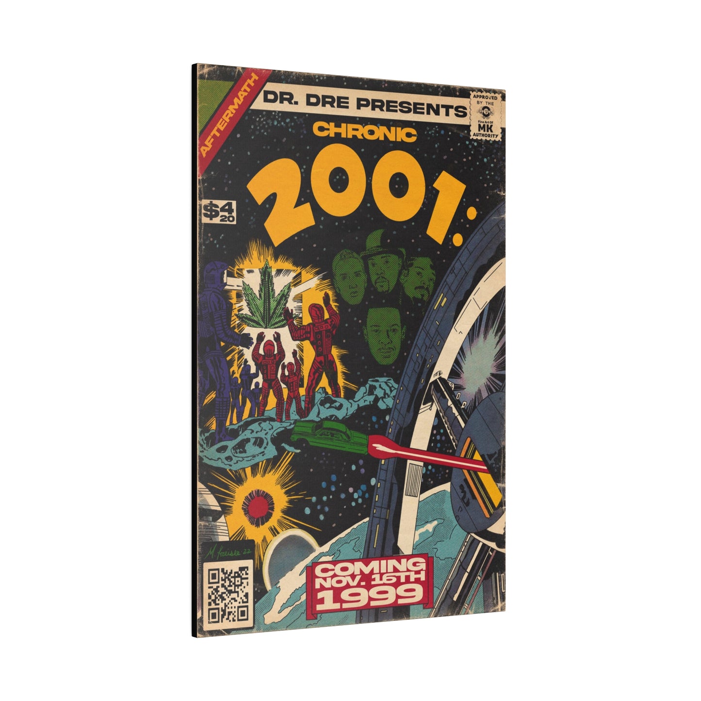 Chronic 2001 - Matte Canvas, Stretched