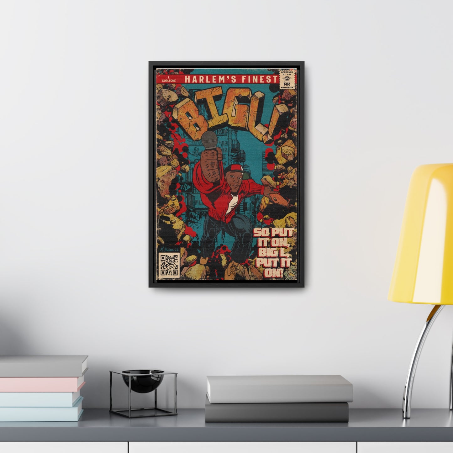 Big L - Put It On - Gallery Canvas Wraps, Vertical Frame