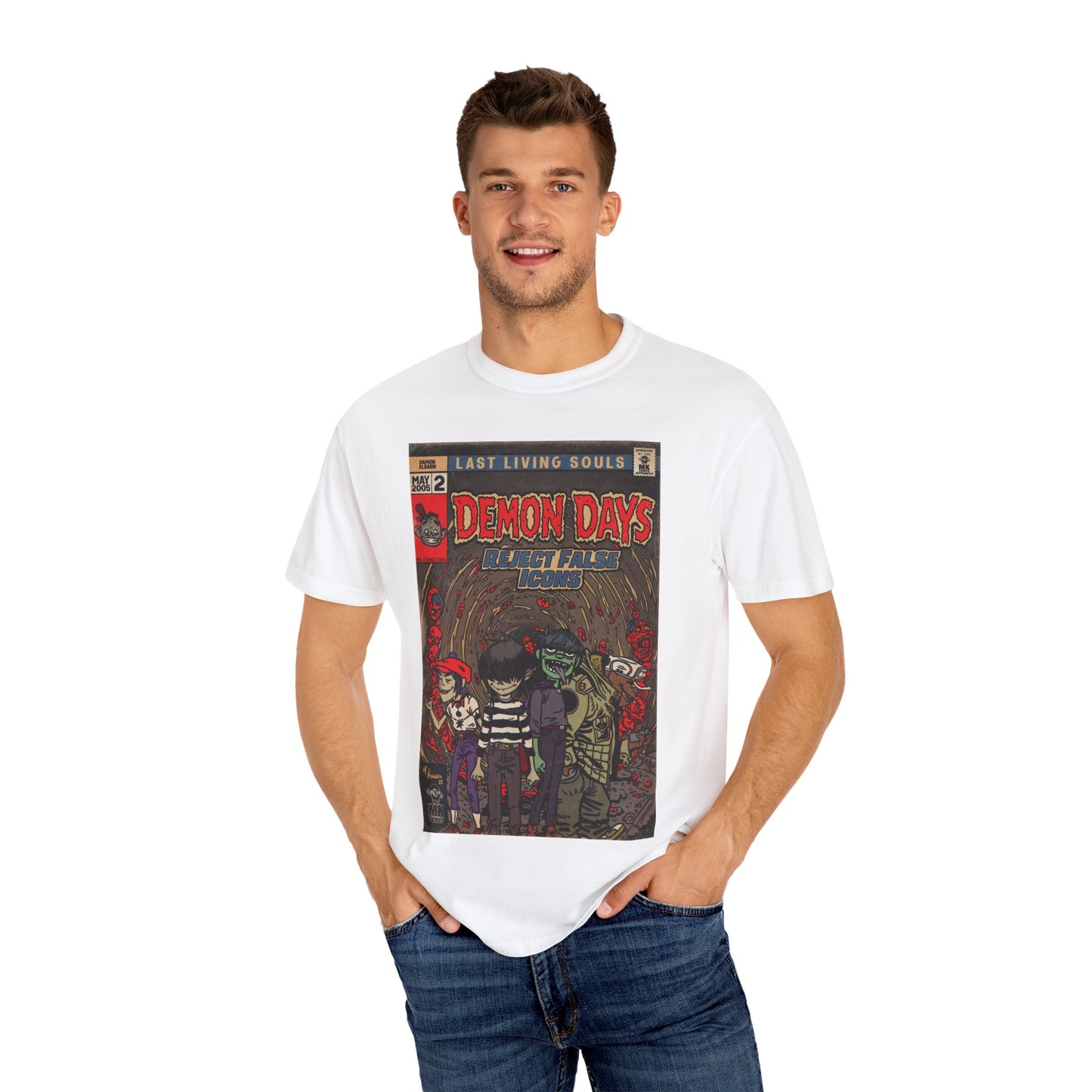 Demon Days - Unisex Garment-Dyed T-shirt