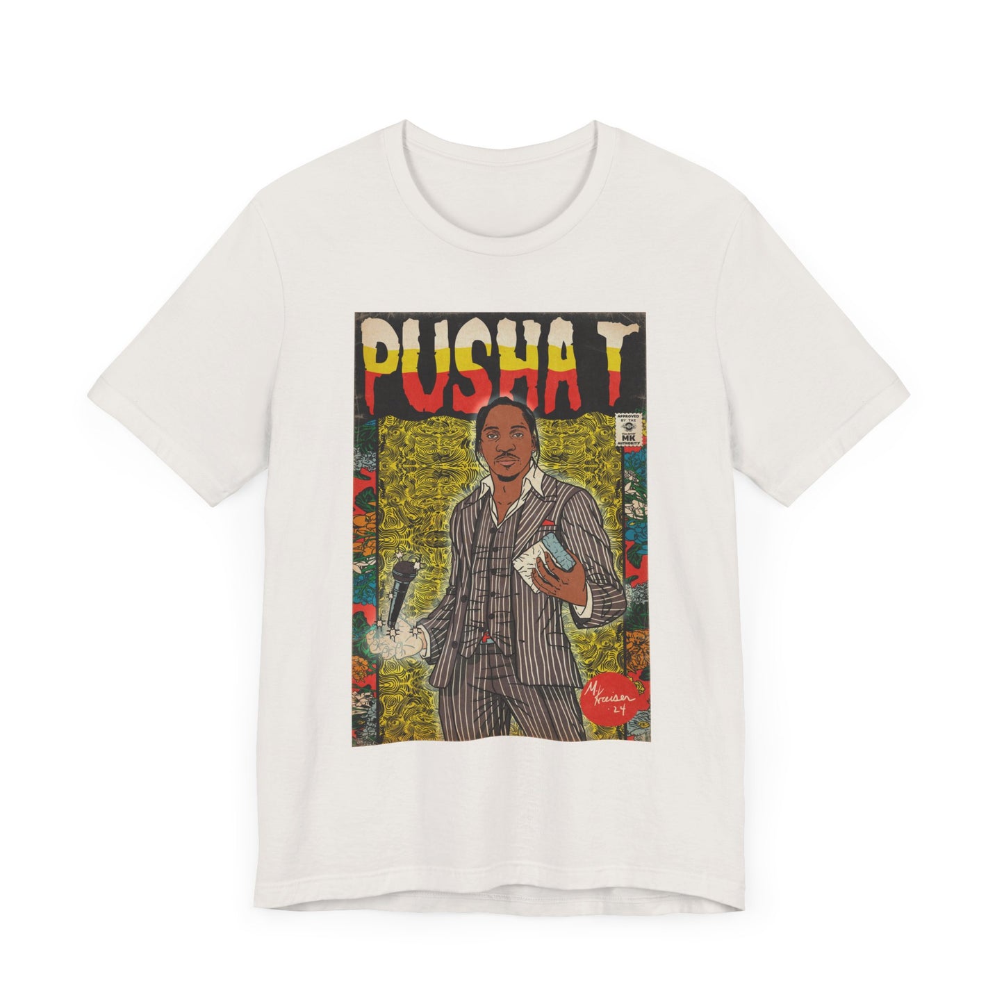 Pusha T - Comic Book Art - Unisex Jersey Short Sleeve Tee