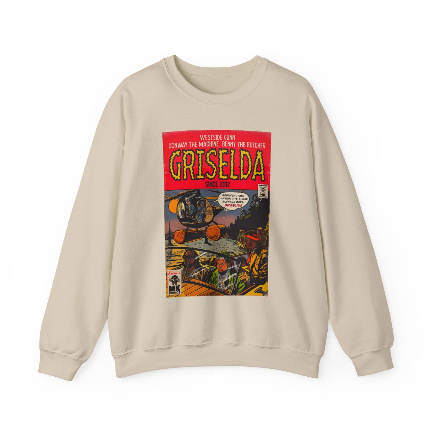 Griselda - Comic Book Art - Unisex Heavy Blend™ Crewneck Sweatshirt