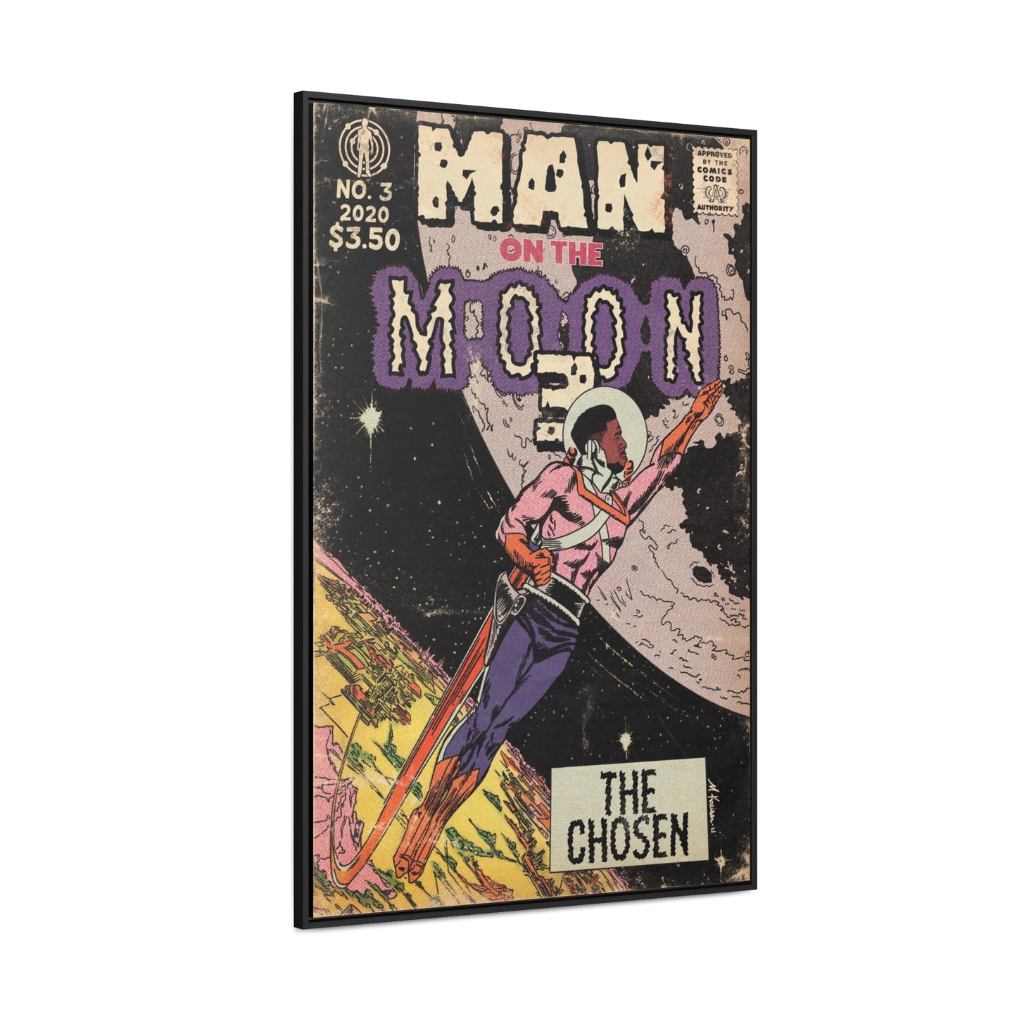Kid Cudi - Man on the Moon 3 - Gallery Canvas Wraps, Vertical Frame