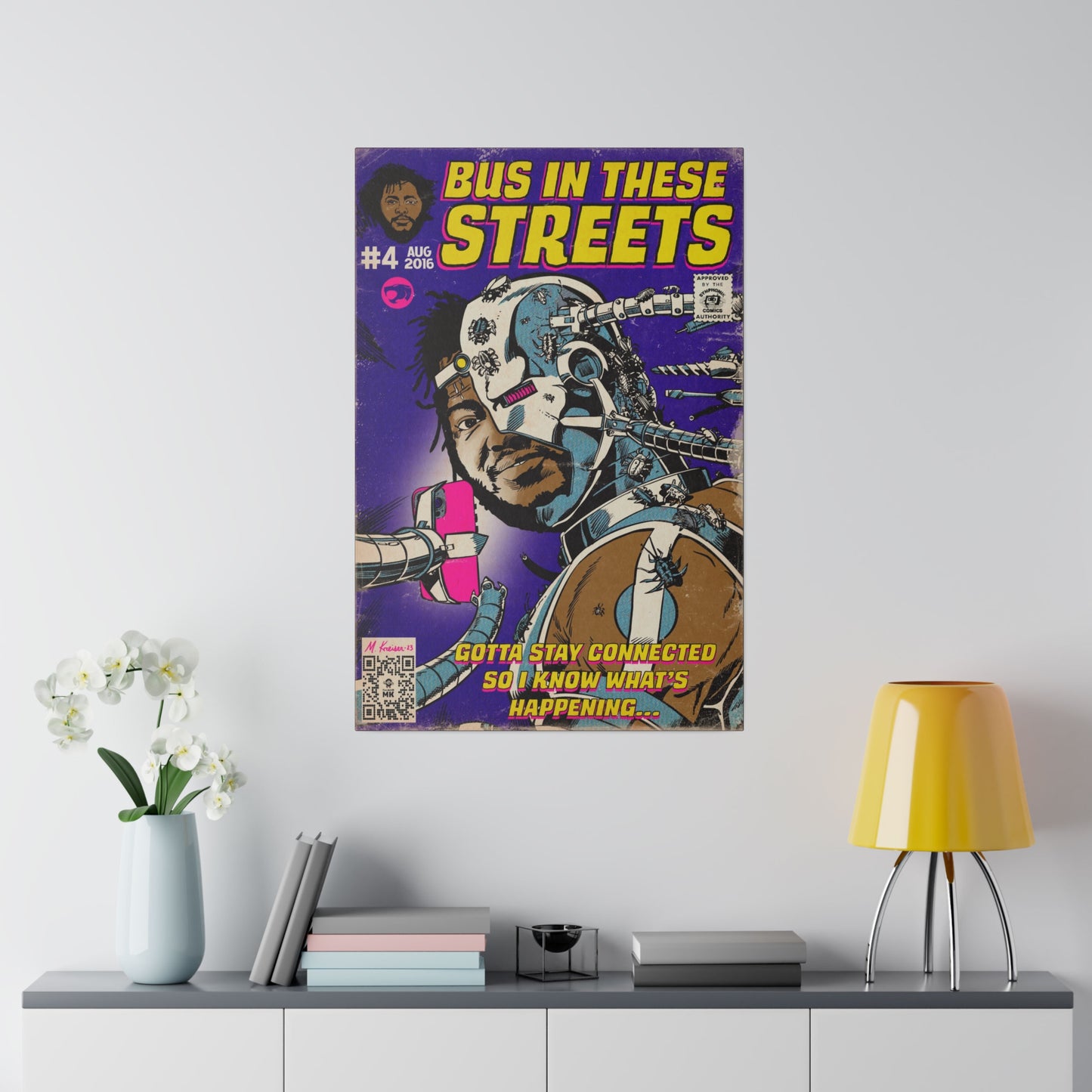 Thundercat - Bus In These Streets - Matte Canvas, Stretched, 0.75"