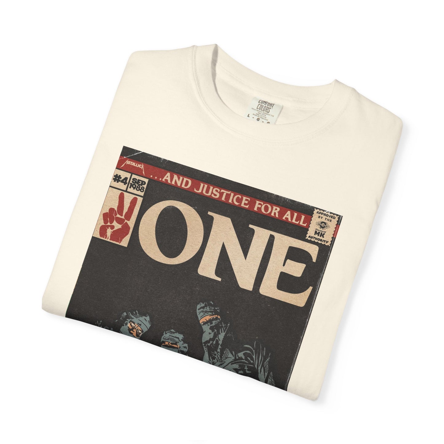 Metallica - One - Unisex Comfort Colors T-shirt