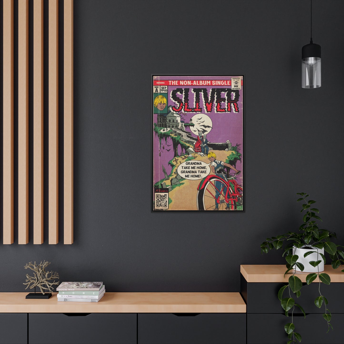 Nirvana - Sliver - Gallery Canvas Wraps, Vertical Frame