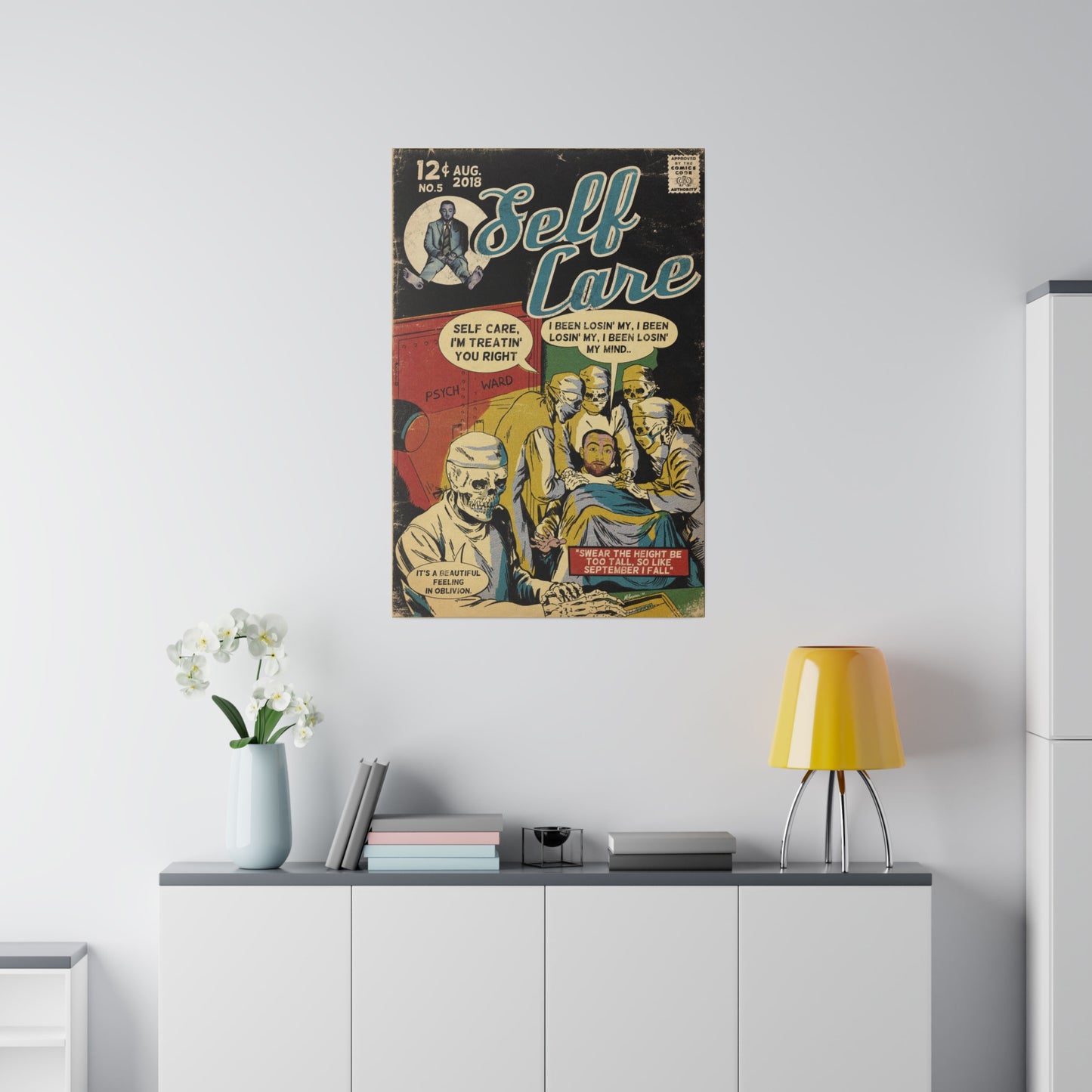 Self Care - Matte Canvas, Stretched