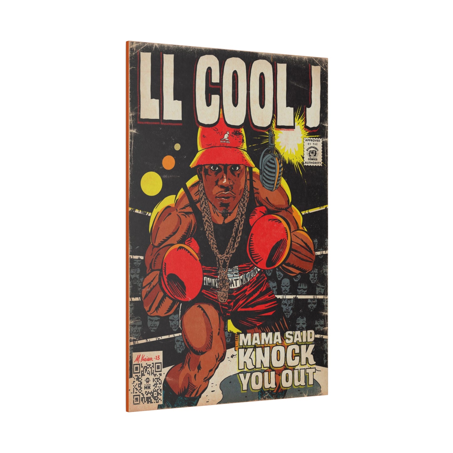 LL Cool J - Mama Said Knock You Out - Matte Canvas, Stretched, 0.75"