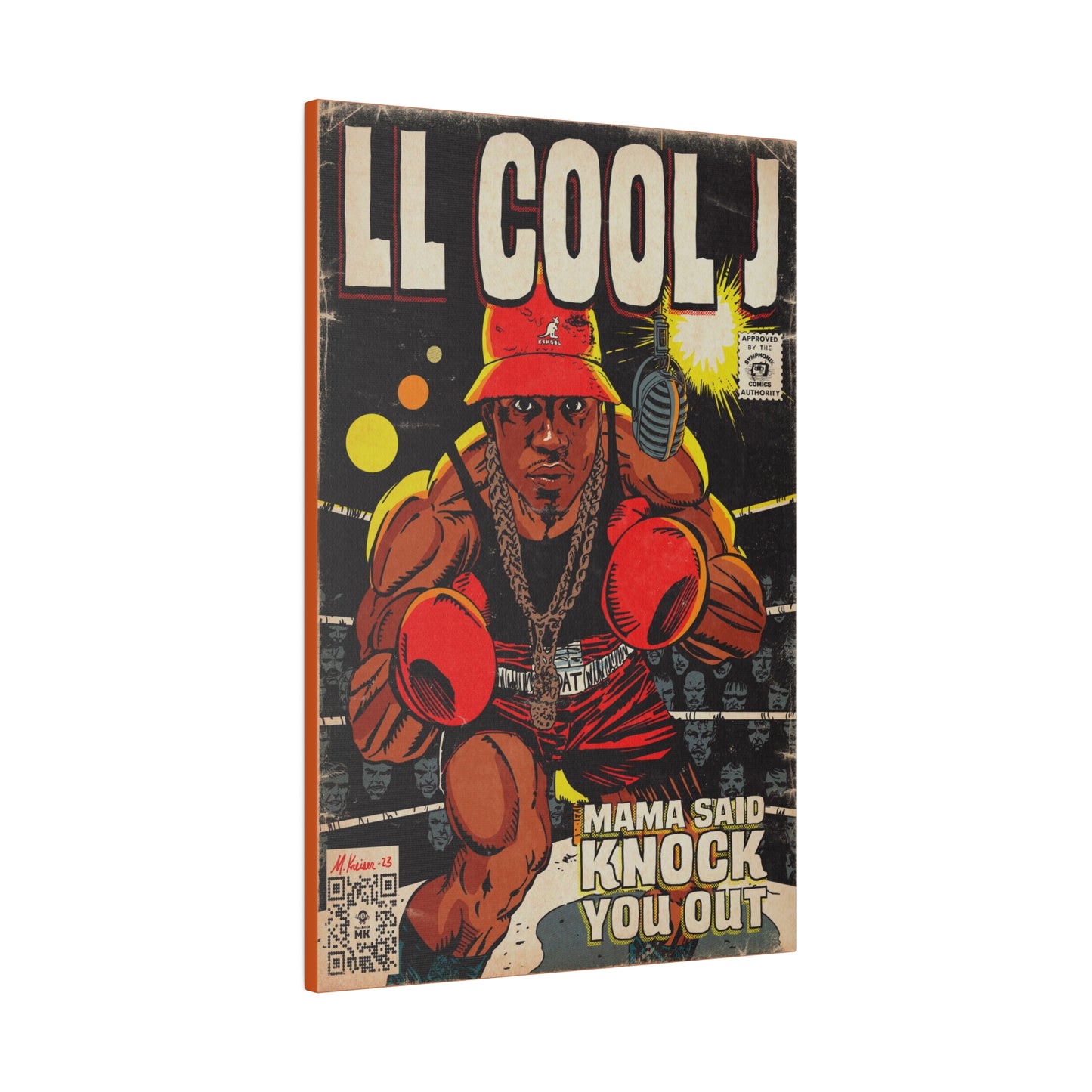 LL Cool J - Mama Said Knock You Out - Matte Canvas, Stretched, 0.75"