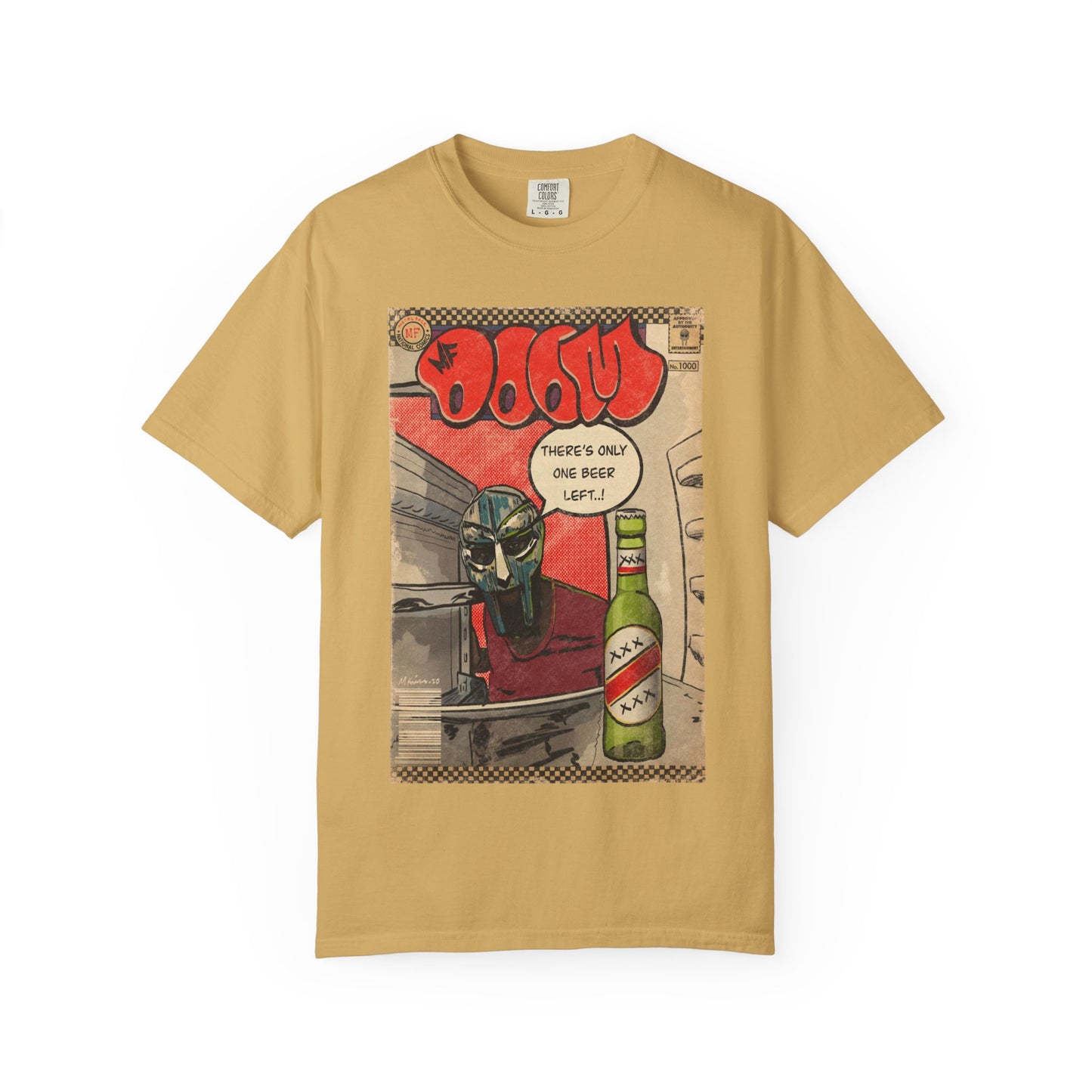 MF DOOM - One Beer - Unisex Comfort Colors T-shirt