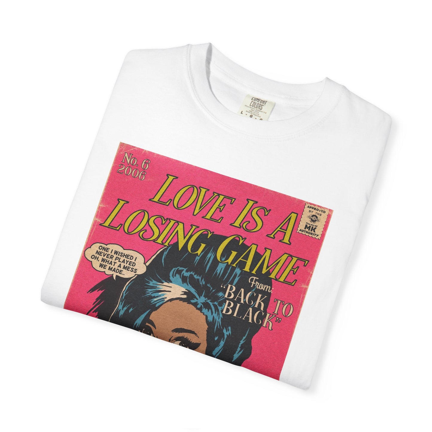 Amy Winehouse - Love is a Losing Game - Unisex Comfort Colors T-shirt
