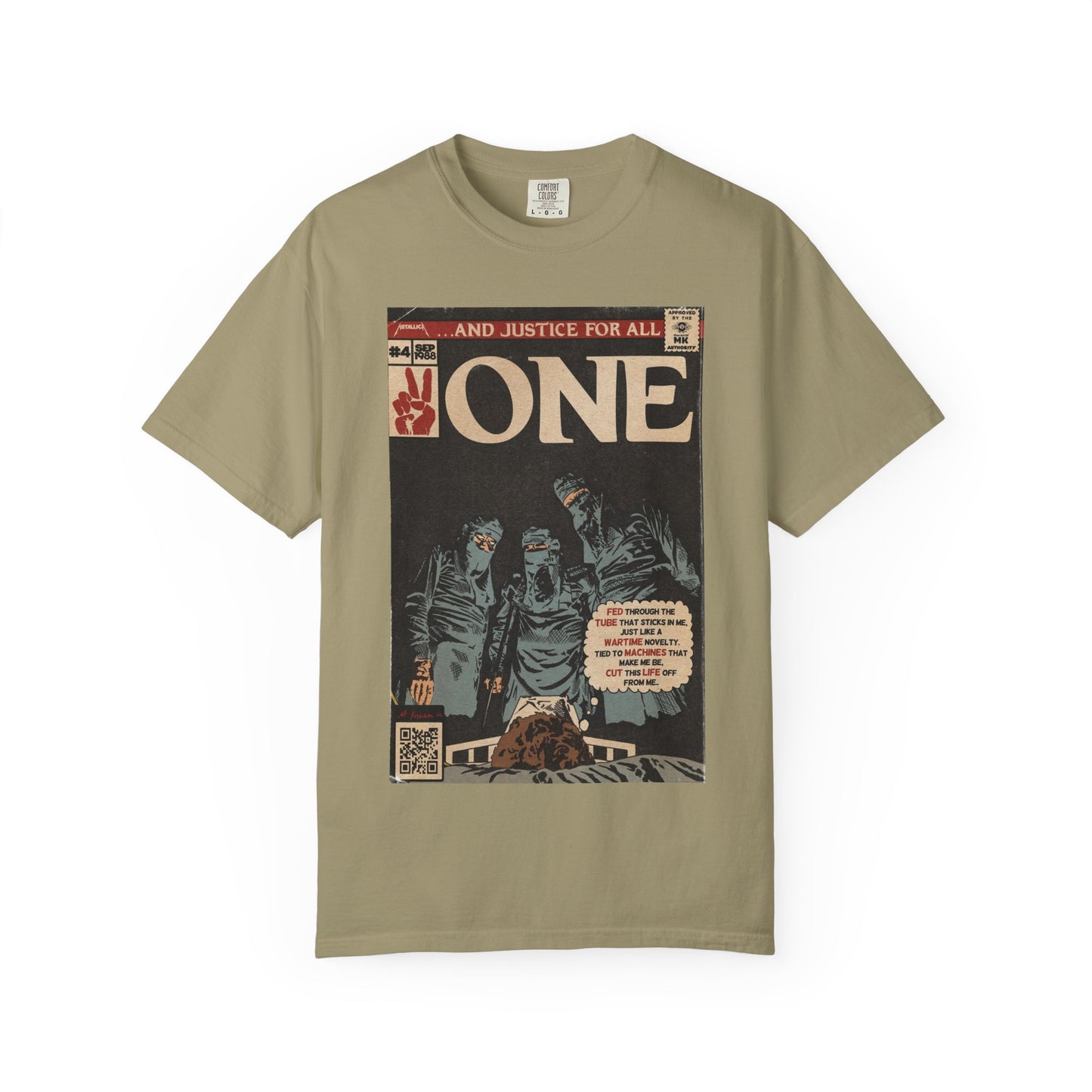 Metallica - One - Unisex Comfort Colors T-shirt