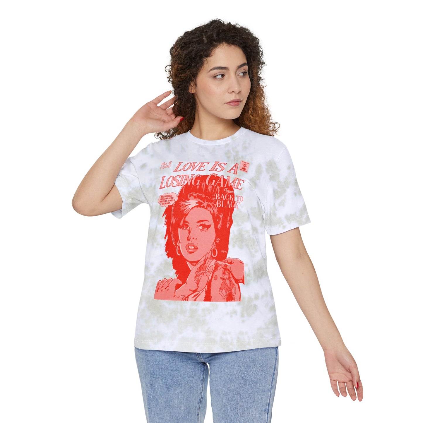 Love is a Losing Game - Unisex FWD Fashion Tie-Dyed T-Shirt