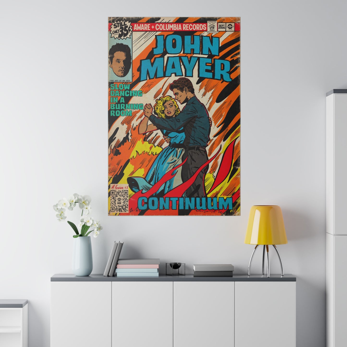 John Mayer - Slow Dancing in a Burning Room - Matte Canvas, Stretched, 0.75"