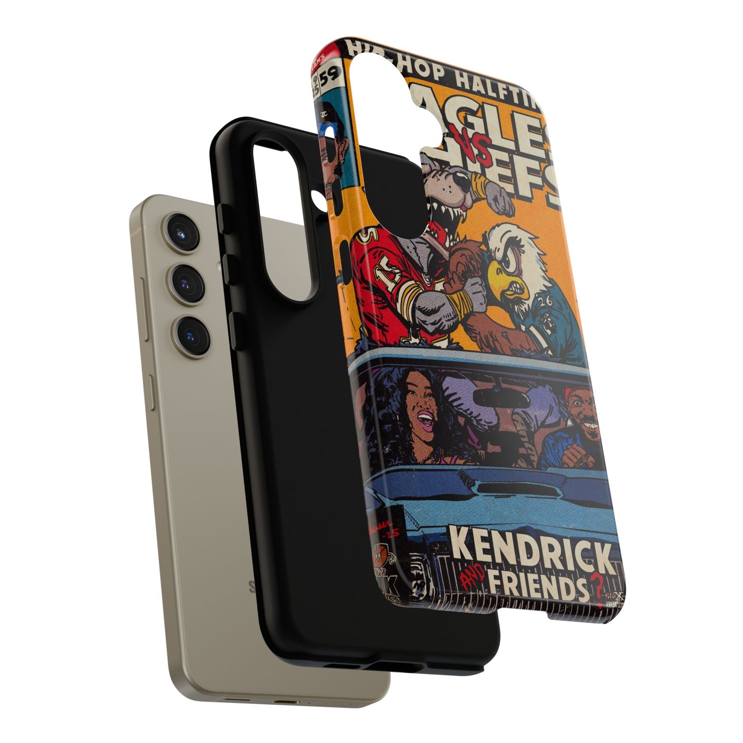 Kendrick & SZA - 2025 Halftime - Eagles vs Chiefs - Tough Phone Cases
