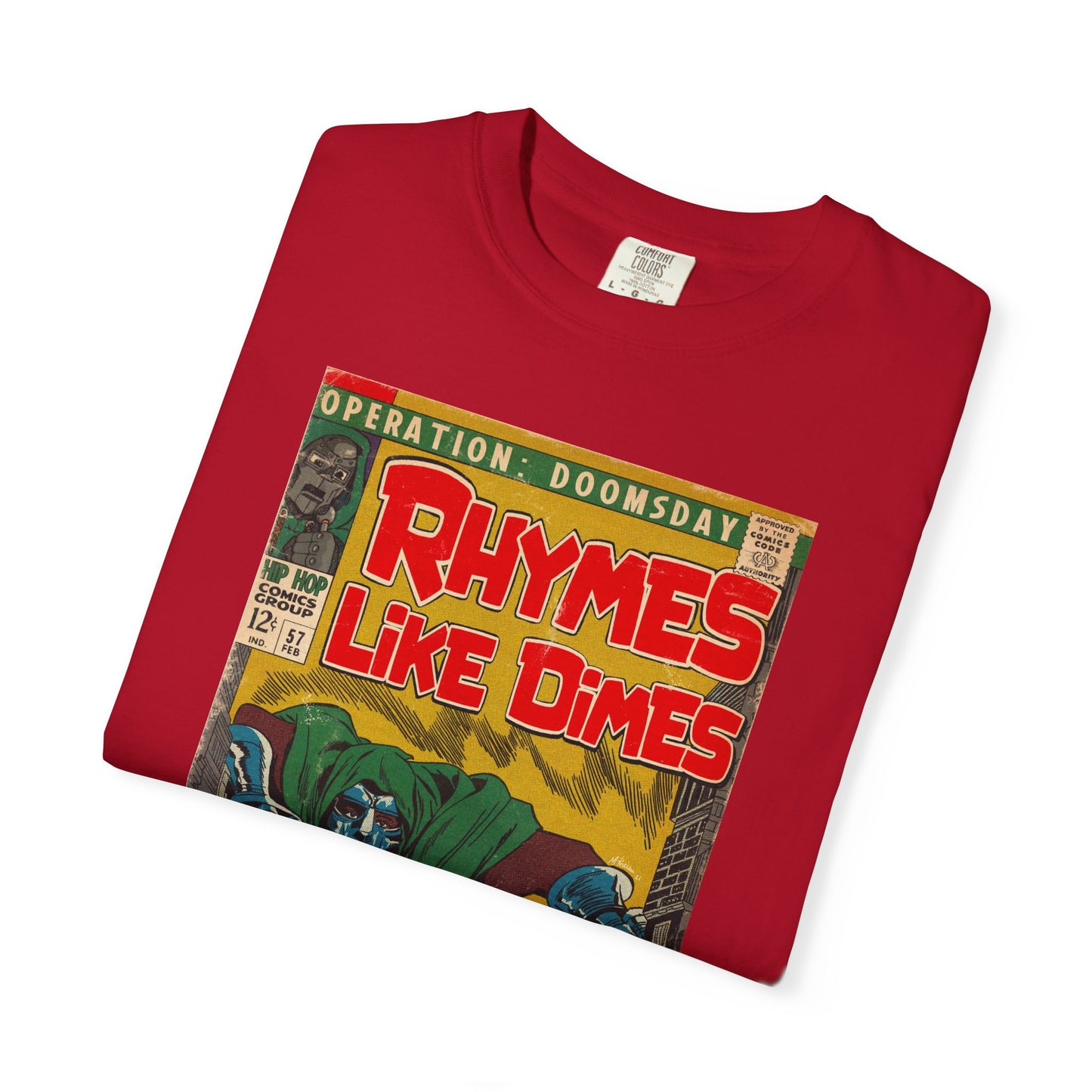 MF DOOM - Rhymes Like Dimes - Unisex Comfort Colors T-shirt