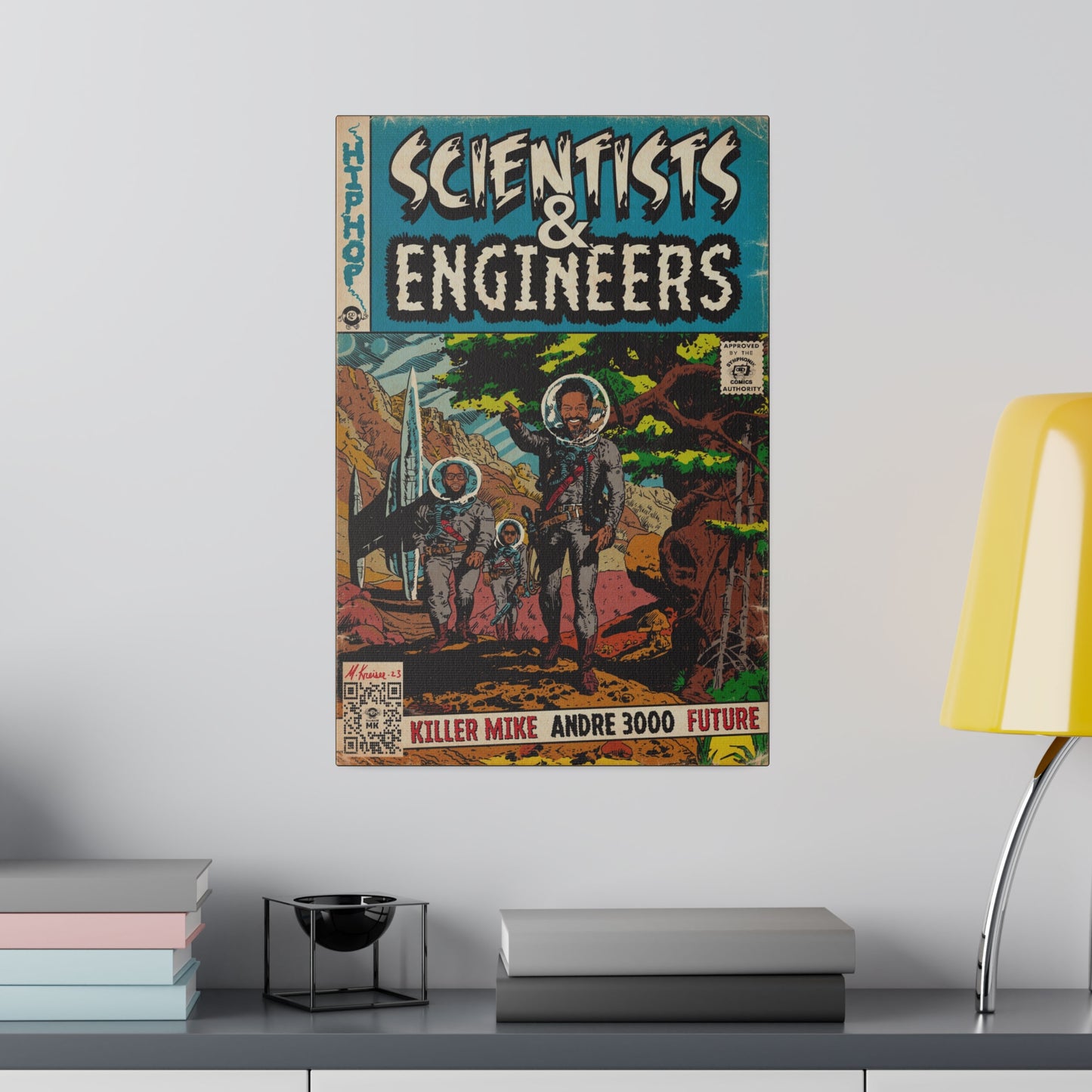 Killer Mike - Scientists & Engineers - Andre 3000 - Future - Matte Canvas, Stretched, 0.75"