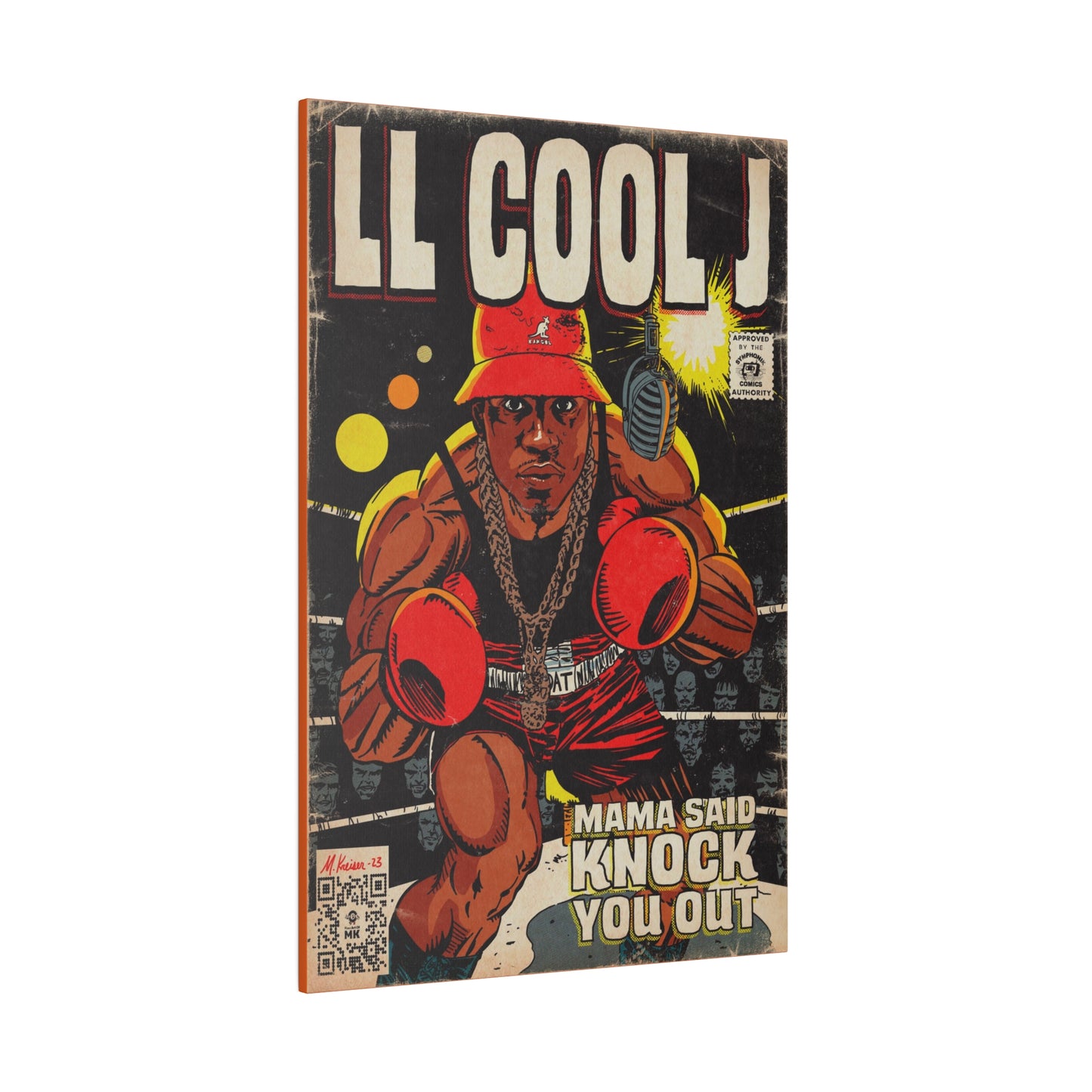 LL Cool J - Mama Said Knock You Out - Matte Canvas, Stretched, 0.75"