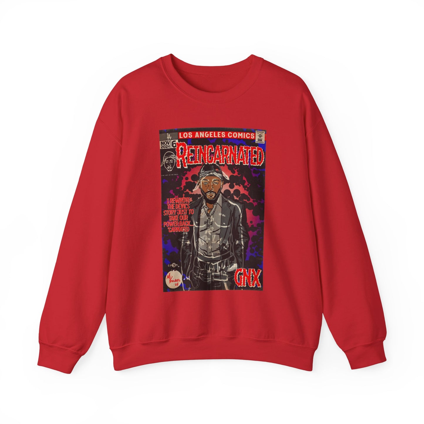 Kendrick Lamar - Reincarnated - Unisex Heavy Blend™ Crewneck Sweatshirt