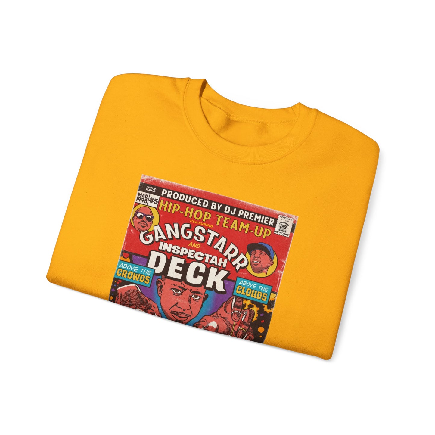 Gang Starr & Inspectah Deck - Above The Clouds - Unisex Heavy Blend™ Crewneck Sweatshirt