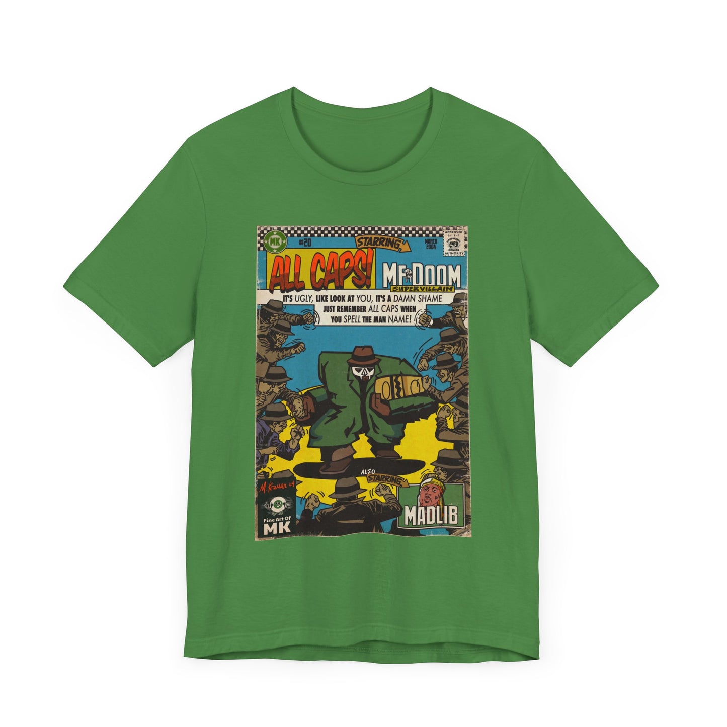 DOOM - All Caps - Unisex Jersey Short Sleeve Tee