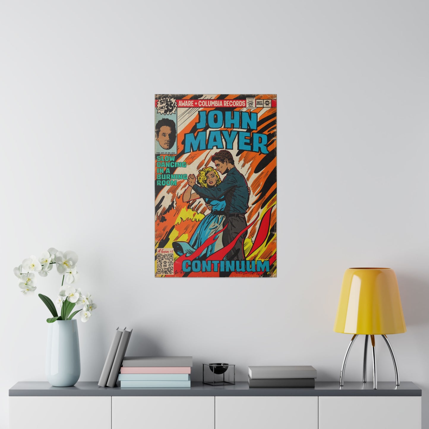 John Mayer - Slow Dancing in a Burning Room - Matte Canvas, Stretched, 0.75"