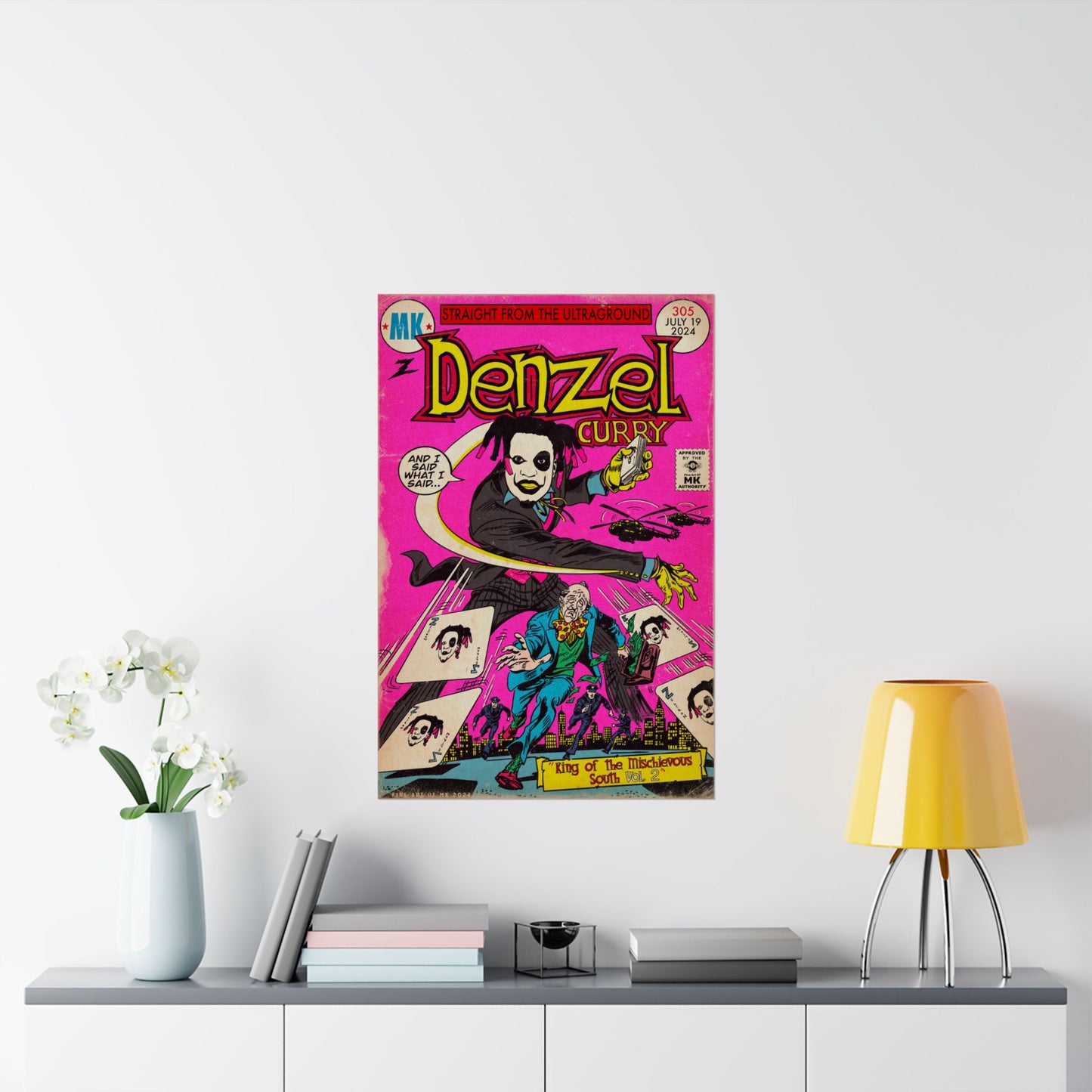 Denzel Curry - King of the Mischievous South 2 - Matte Vertical Poster