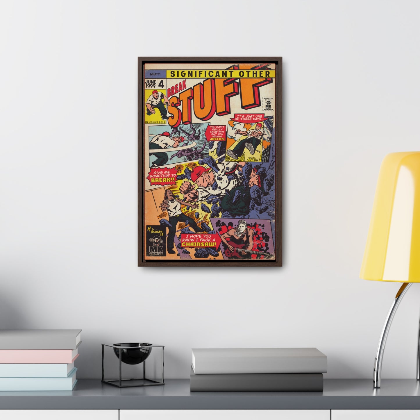 Break Stuff - Gallery Canvas Wraps, Vertical Frame