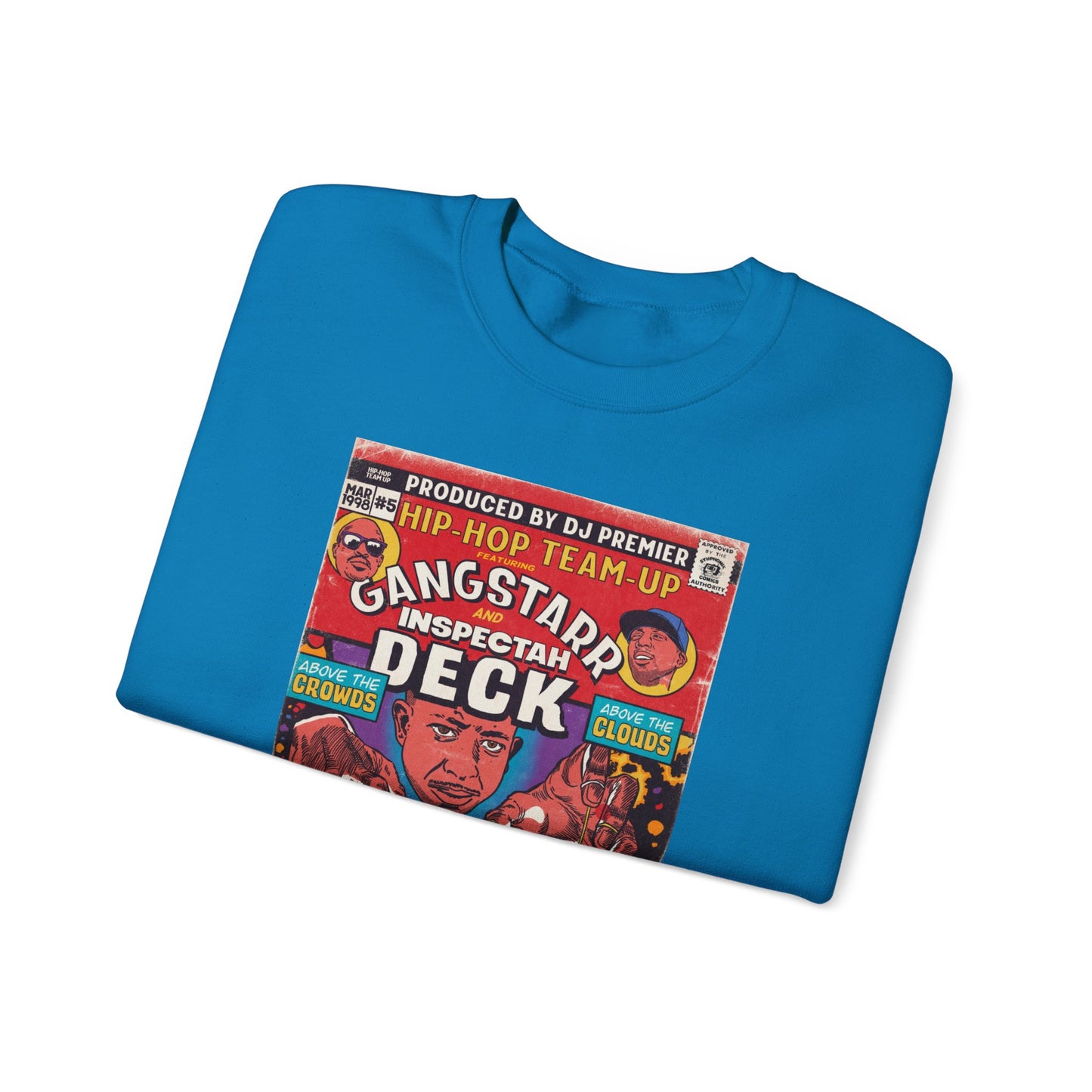 Gang Starr & Inspectah Deck - Above The Clouds - Unisex Heavy Blend™ Crewneck Sweatshirt