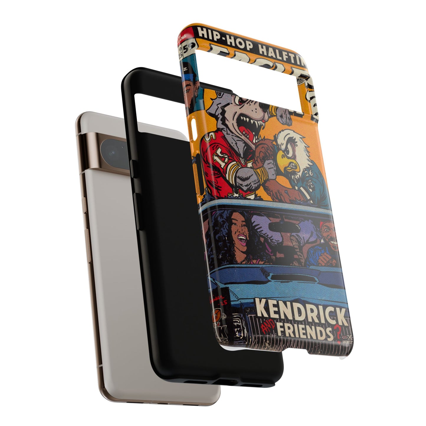 Kendrick & SZA - 2025 Halftime - Eagles vs Chiefs - Tough Phone Cases