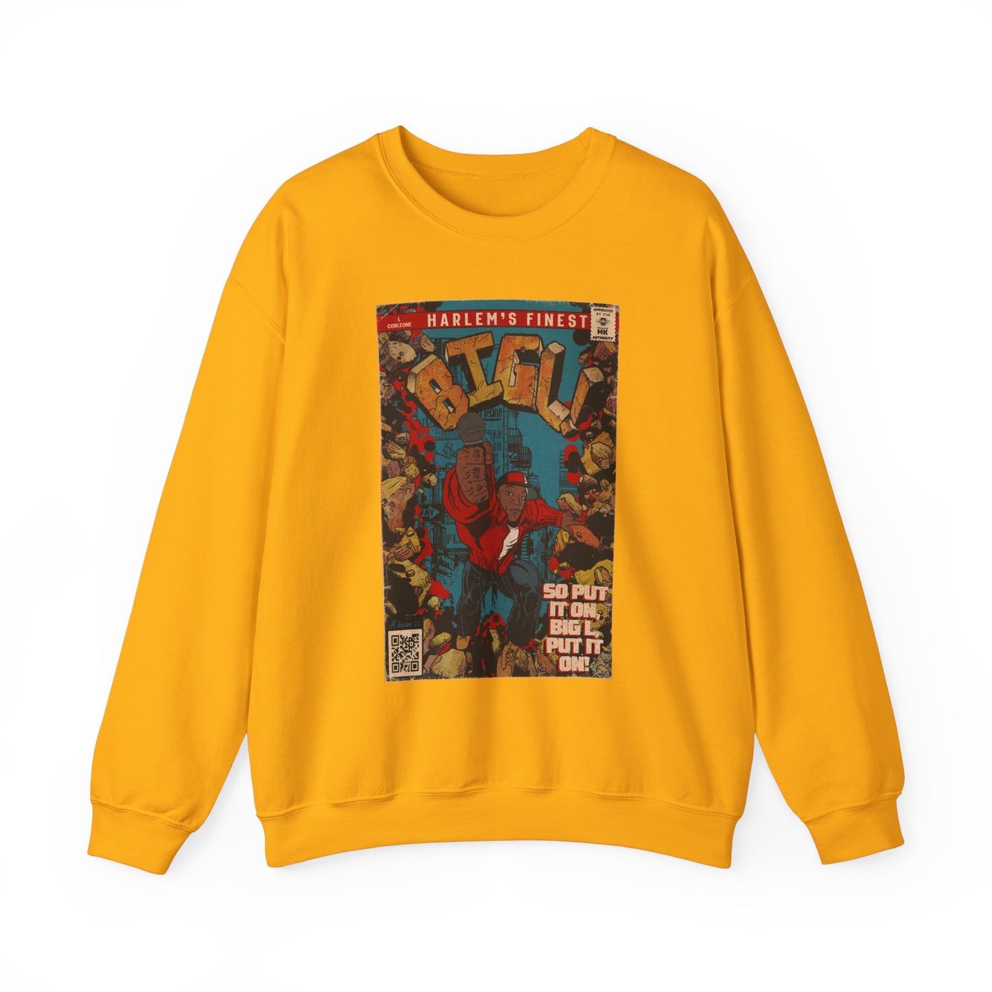 Big L - Put it on - Unisex Heavy Blend™ Crewneck Sweatshirt