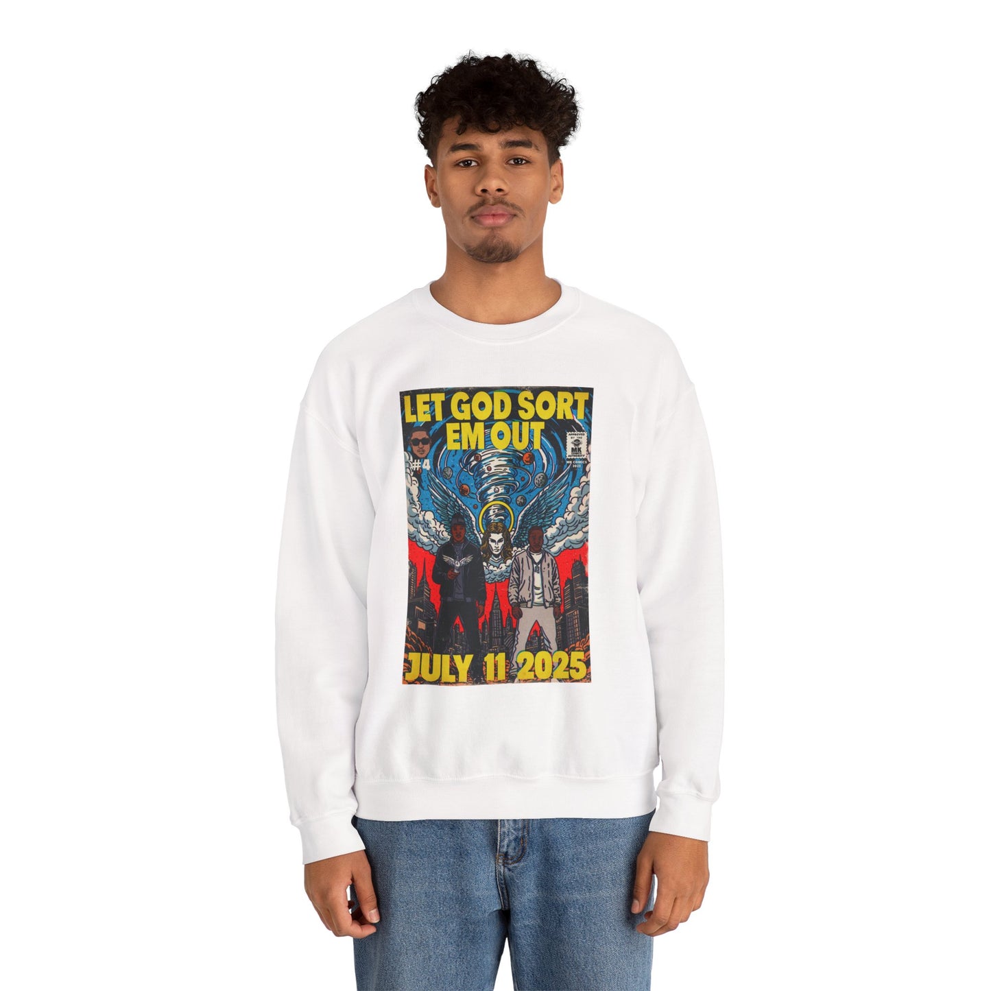 Let God Sort Em Out - Unisex Heavy Blend™ Crewneck Sweatshirt