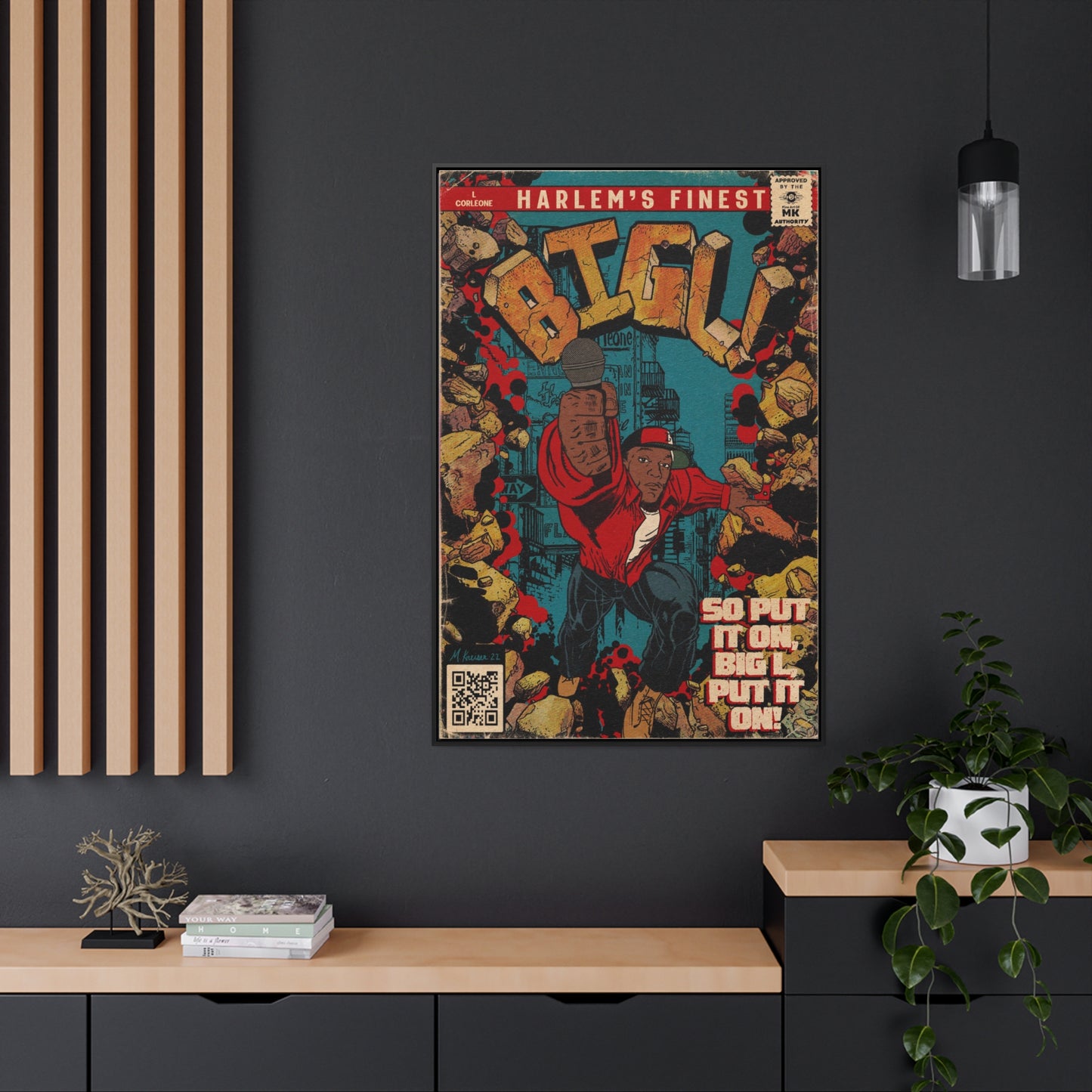 Big L - Put It On - Gallery Canvas Wraps, Vertical Frame