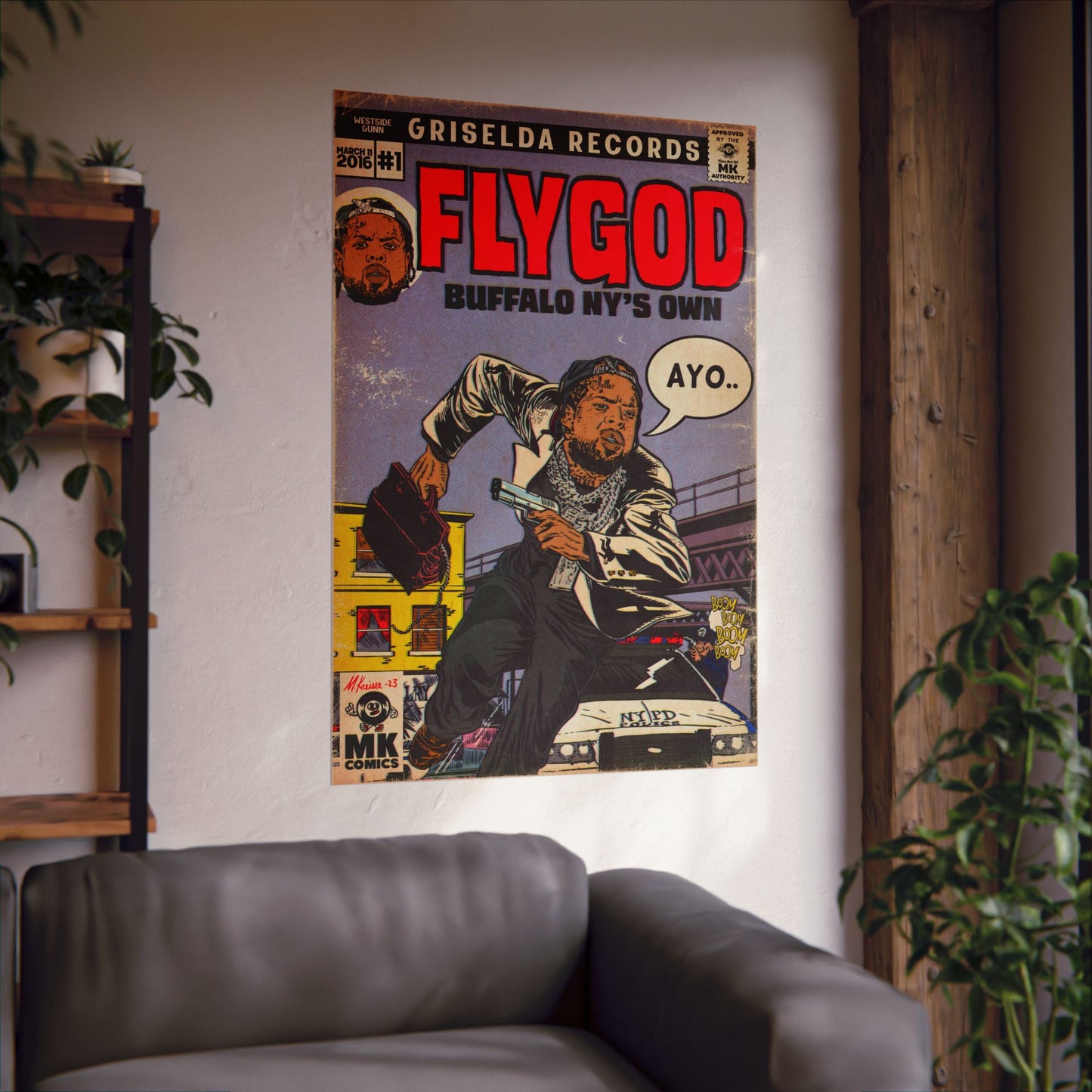Flygod - Premium Matte Vertical Poster