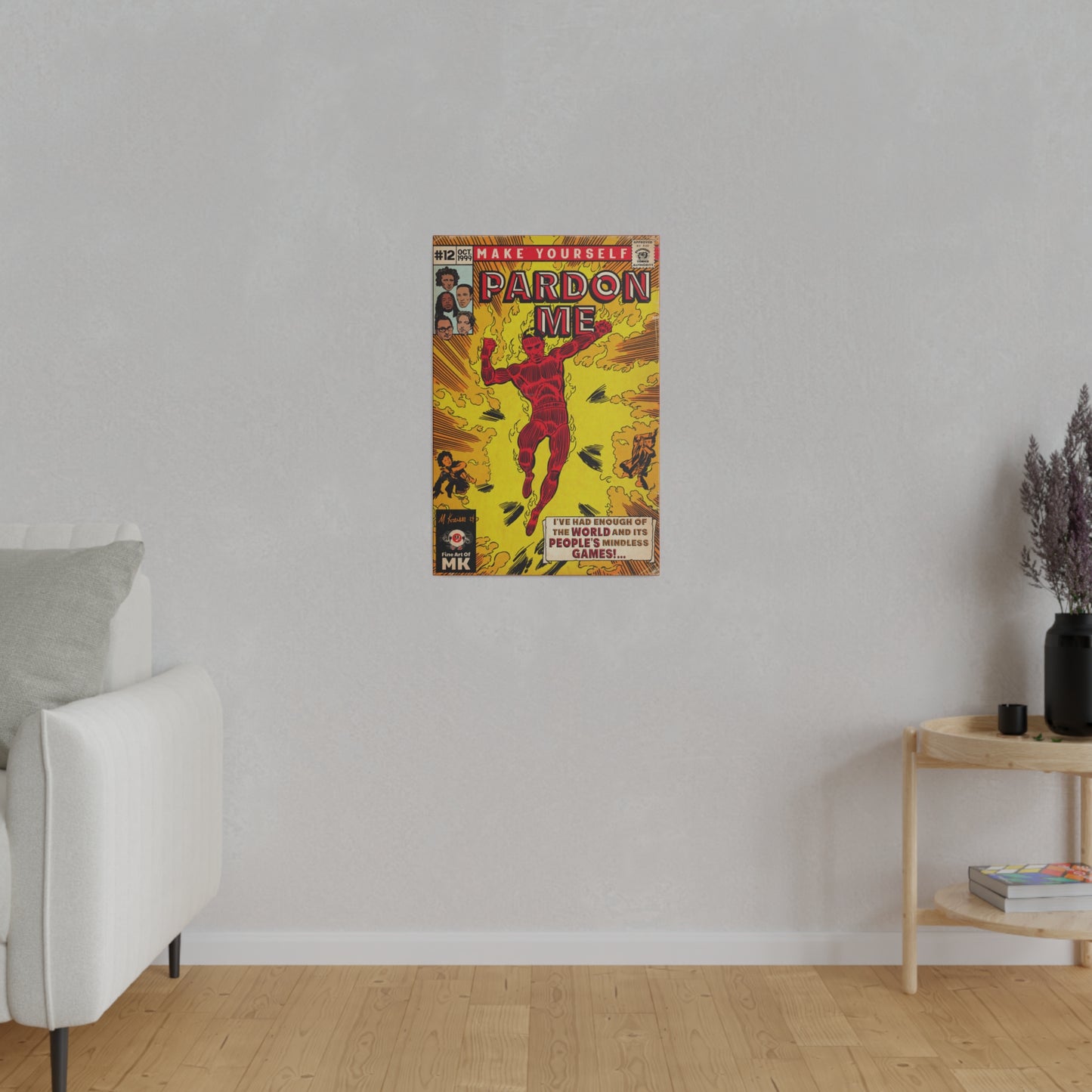 Incubus - Pardon Me - Matte Canvas, Stretched, 0.75"