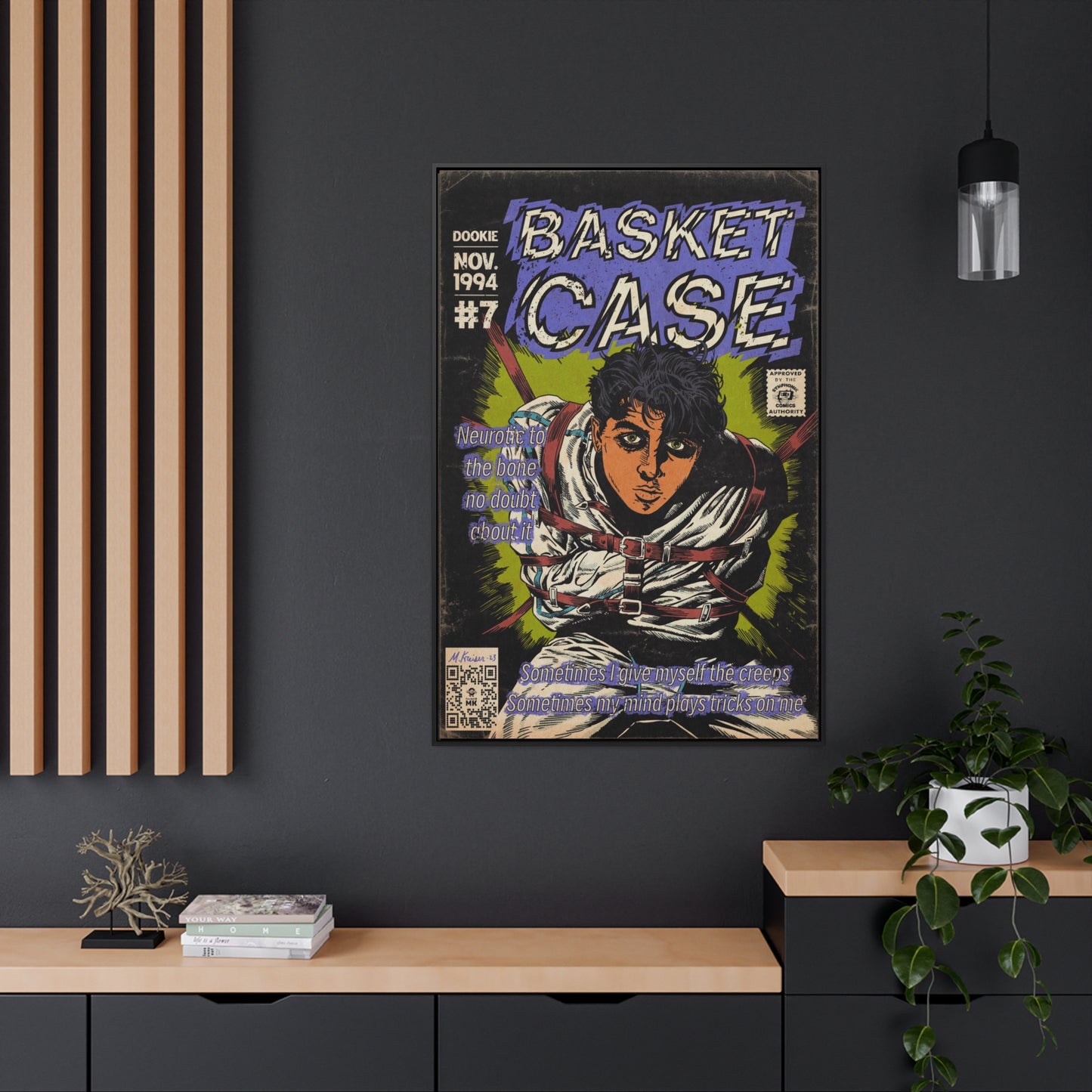 Green Day - Basket Case - Gallery Canvas Wraps, Vertical Frame