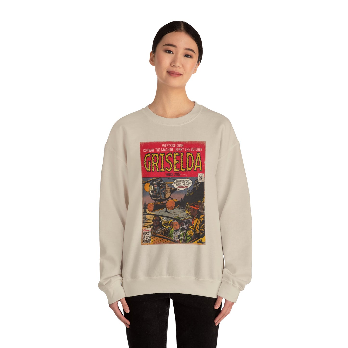 Griselda - Comic Book Art - Unisex Heavy Blend™ Crewneck Sweatshirt