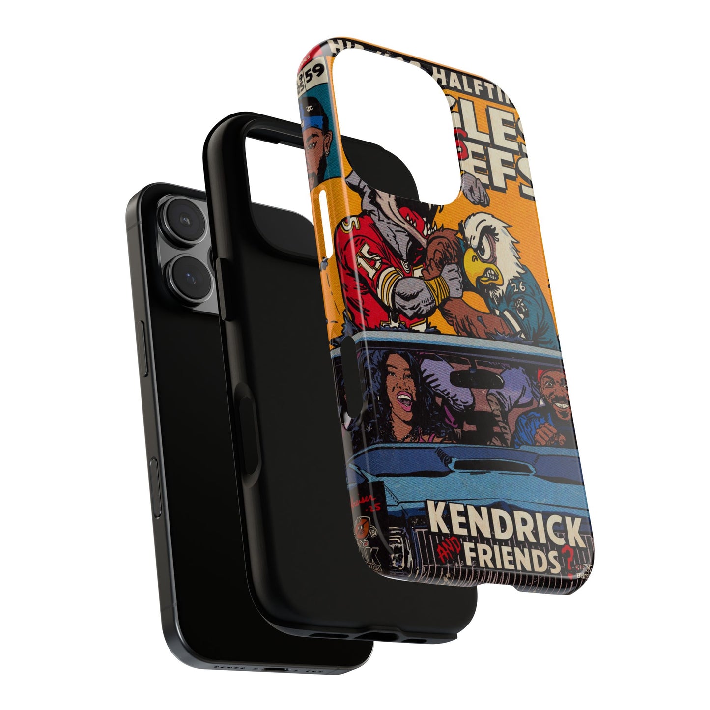 Kendrick & SZA - 2025 Halftime - Eagles vs Chiefs - Tough Phone Cases