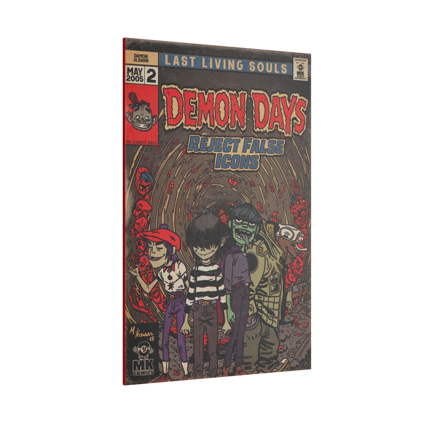 Demon Days - Matte Canvas, Stretched, 0.75" (Multi-Size)