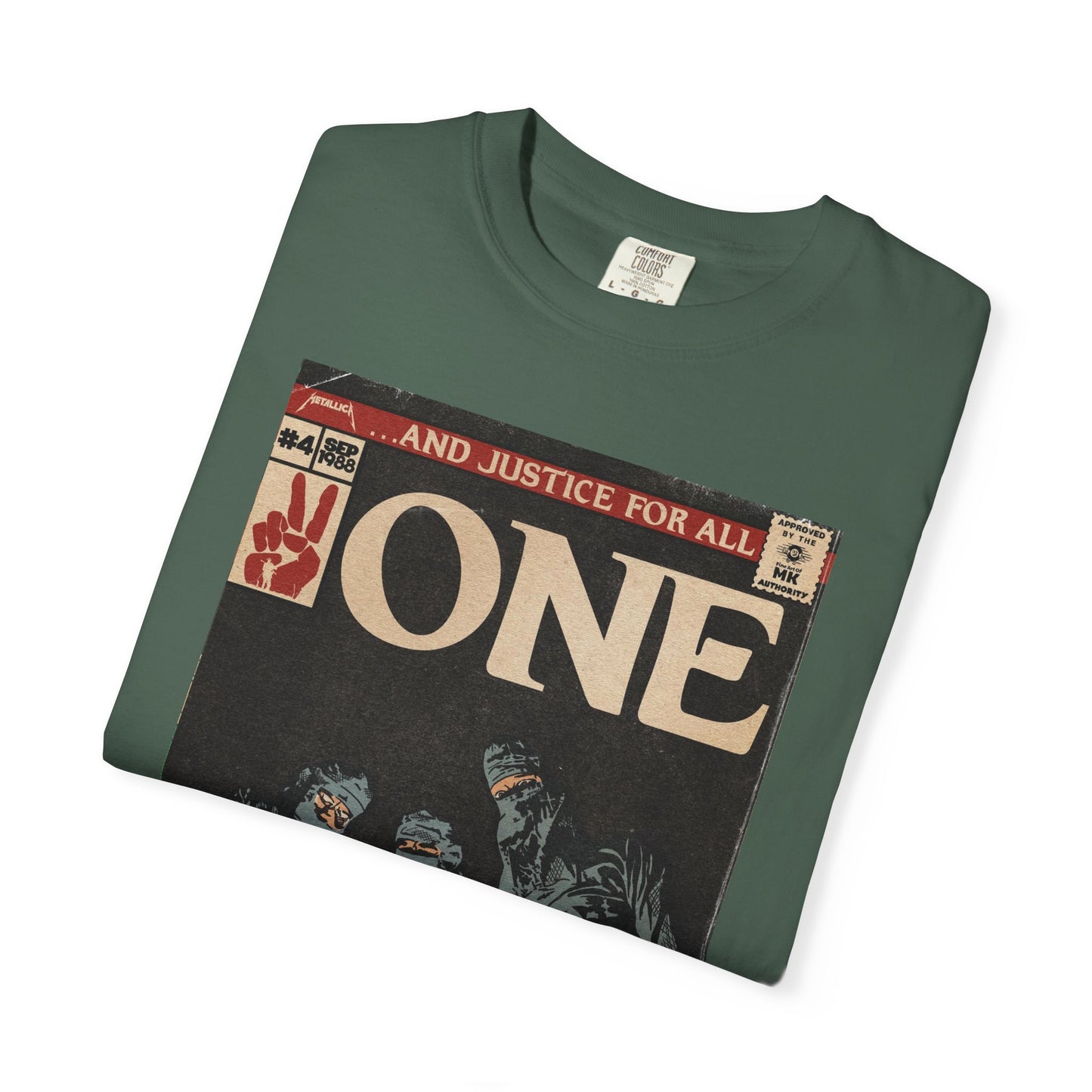 Metallica - One - Unisex Comfort Colors T-shirt