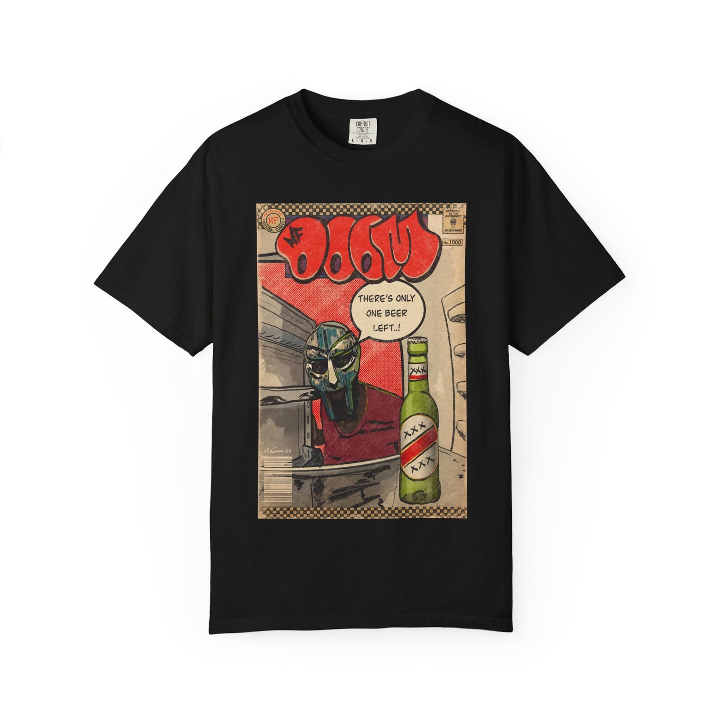 MF DOOM - One Beer - Unisex Comfort Colors T-shirt