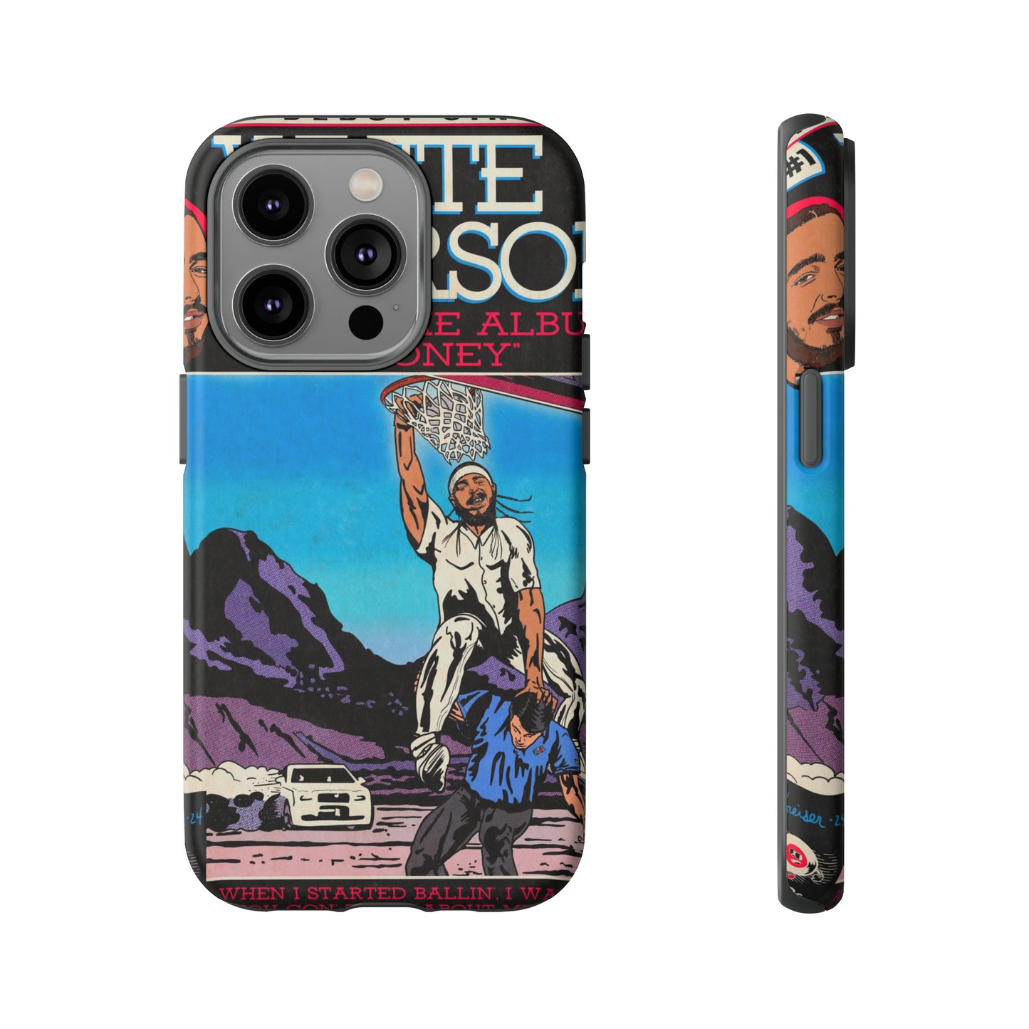 Post Malone - White Iverson - Tough Phone Cases