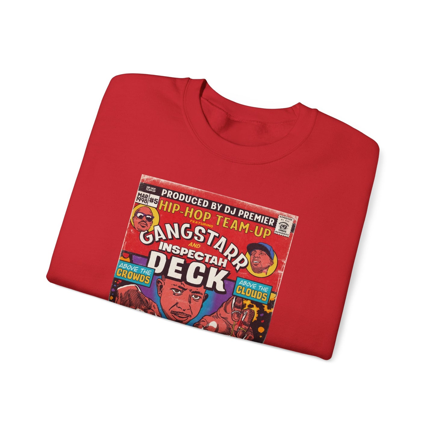 Gang Starr & Inspectah Deck - Above The Clouds - Unisex Heavy Blend™ Crewneck Sweatshirt