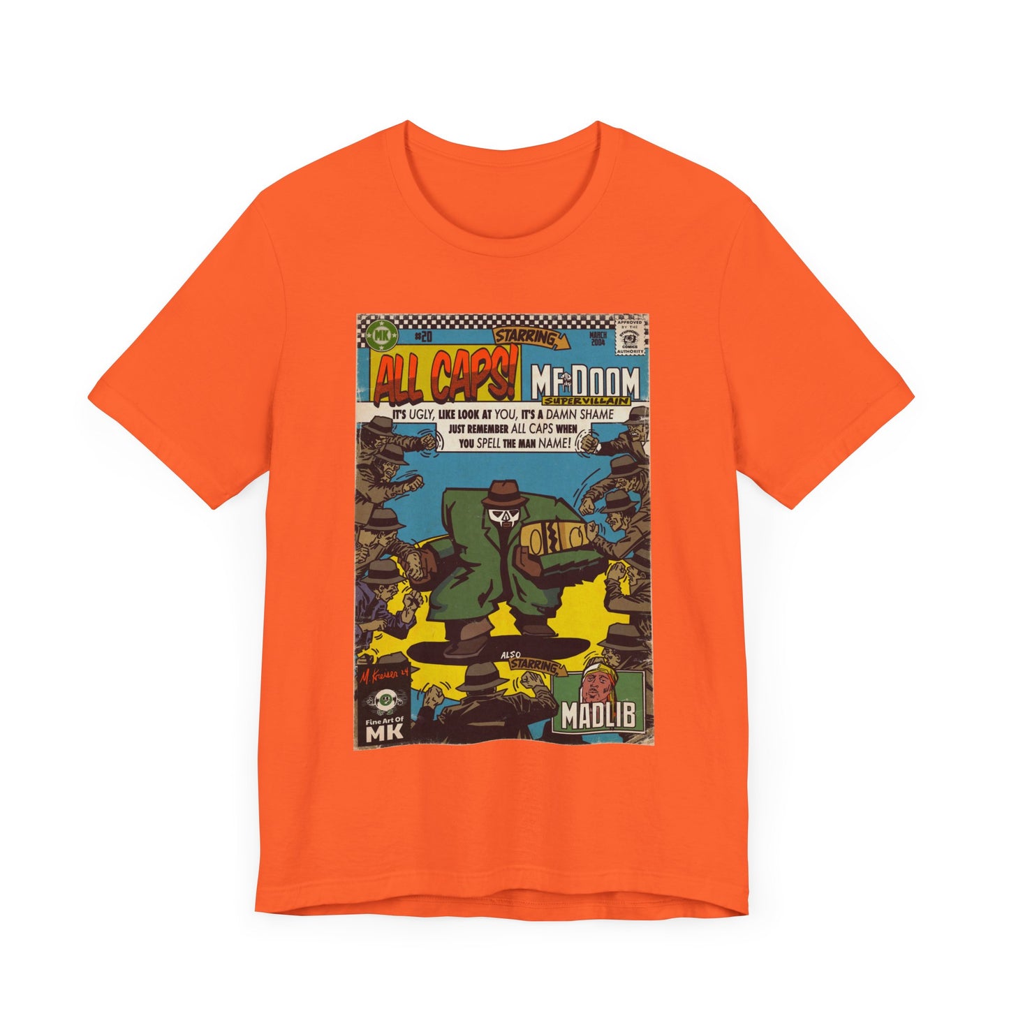 DOOM - All Caps - Unisex Jersey Short Sleeve Tee