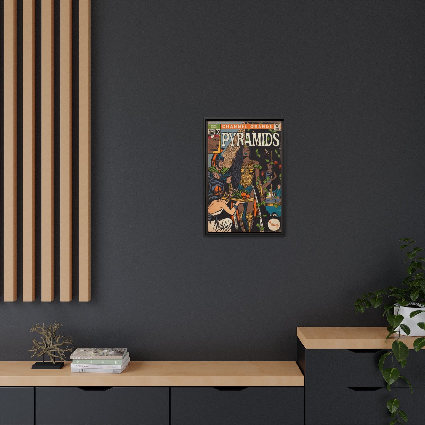 Frank Ocean - Pyramids - Gallery Canvas Wraps, Vertical Frame