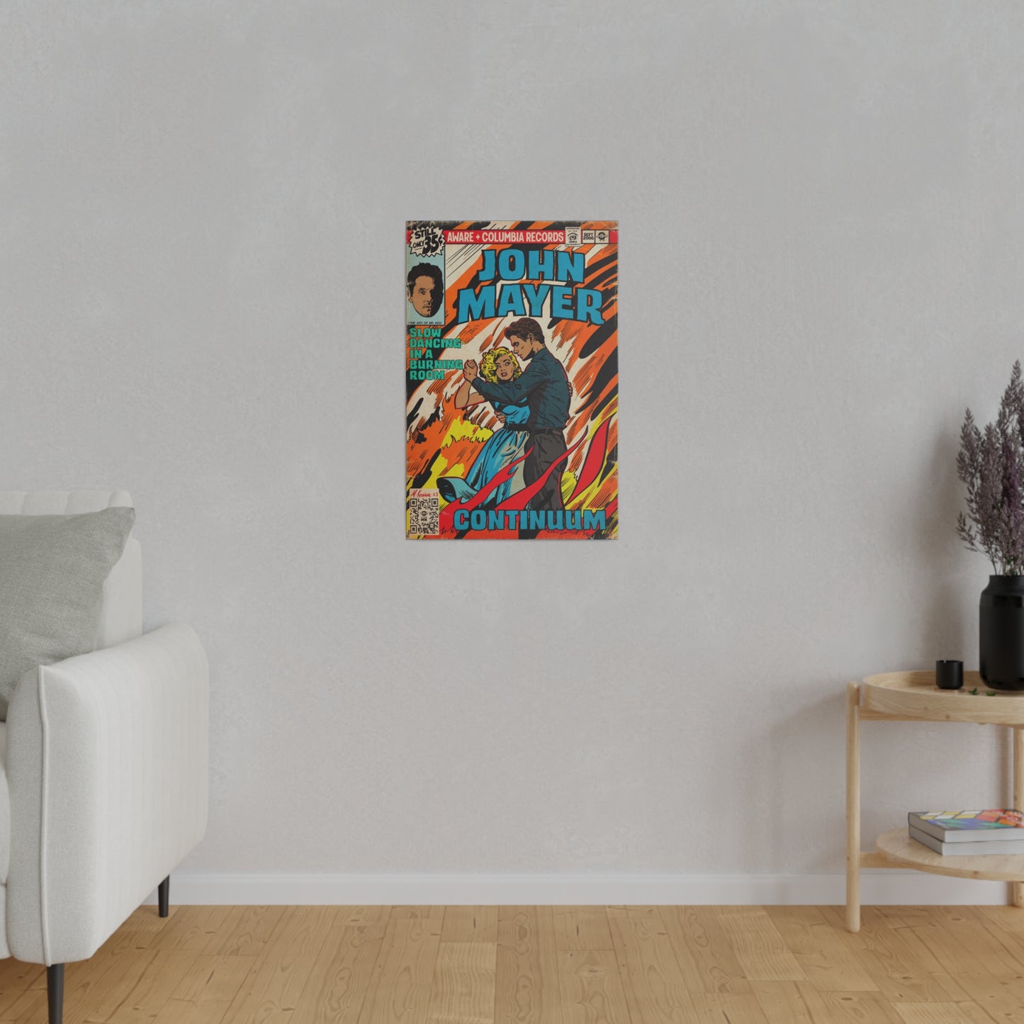 John Mayer - Slow Dancing in a Burning Room - Matte Canvas, Stretched, 0.75"