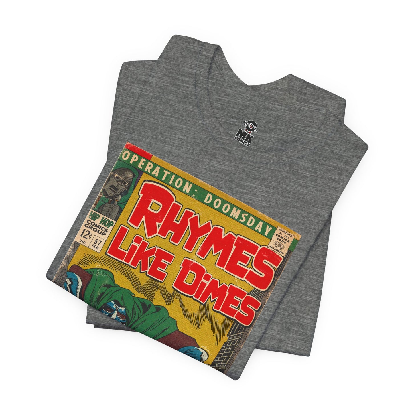 MF DOOM - Rhymes Like Dimes - Unisex Jersey Short Sleeve Tee