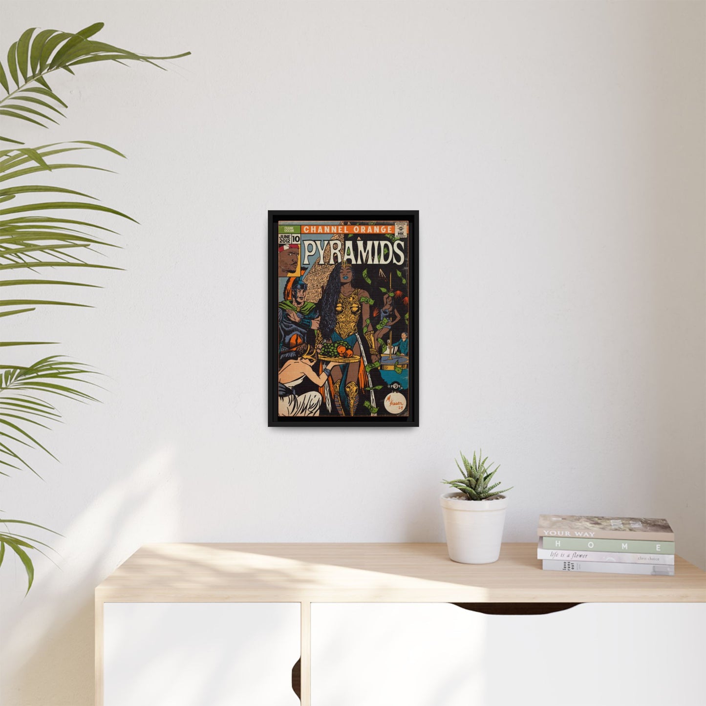 Frank Ocean - Pyramids - Gallery Canvas Wraps, Vertical Frame